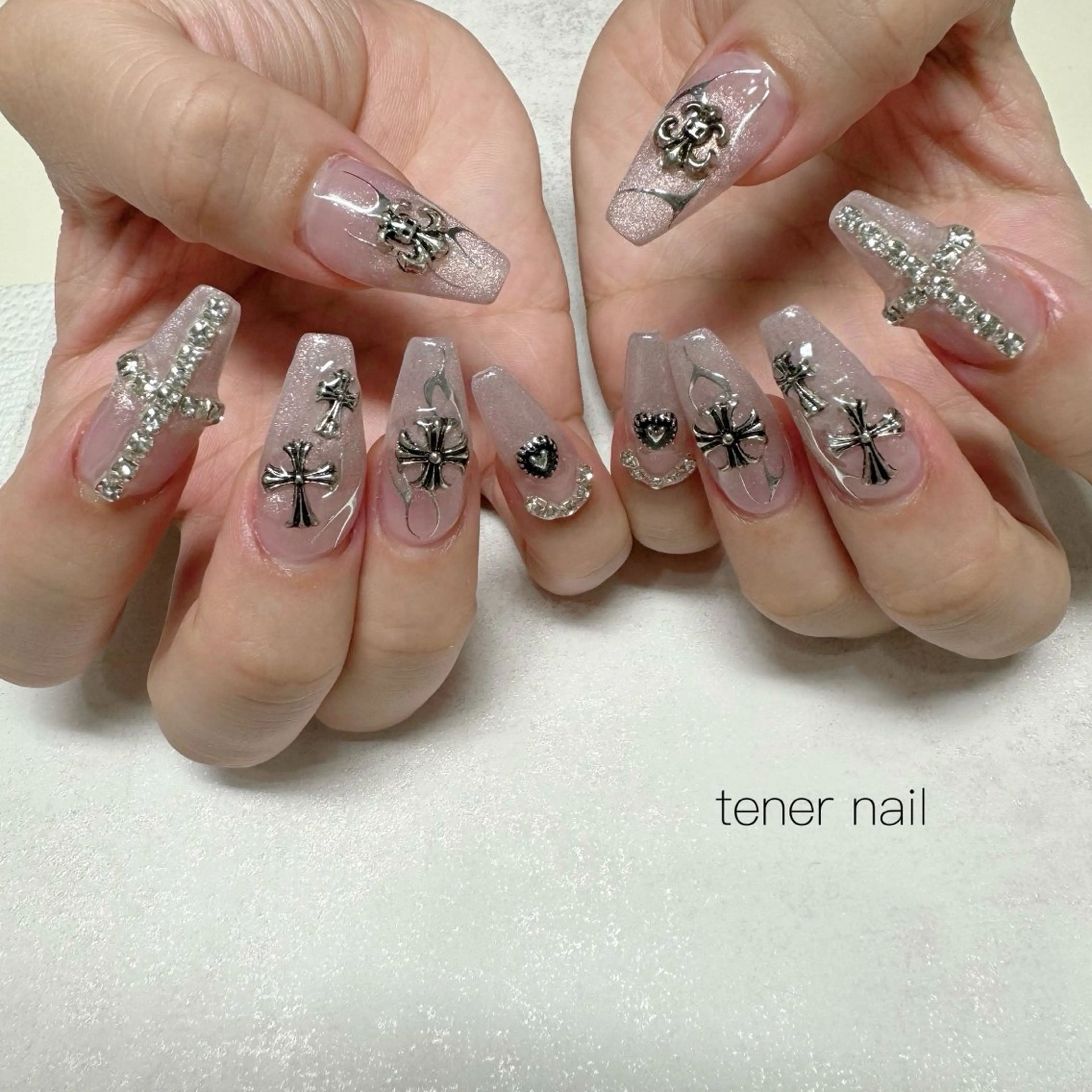 ネイル スカルプネイル ハンドネイル テネルネイル tener nailのネイルデザイン