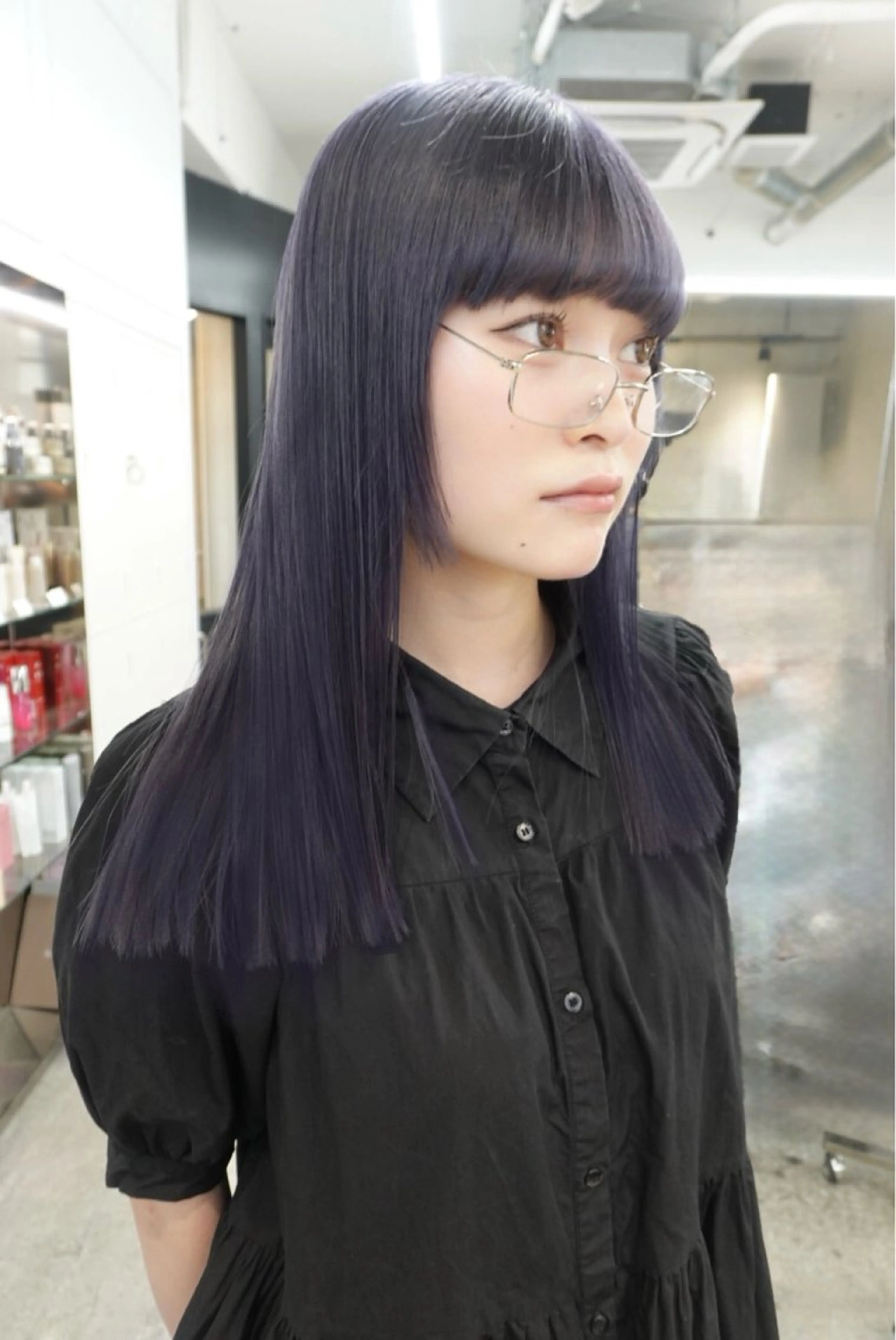 ミディアム ヘアカラー トリートメント ✨ブリーチ/顔周り レイヤー¦YUKA✨のヘアスタイル