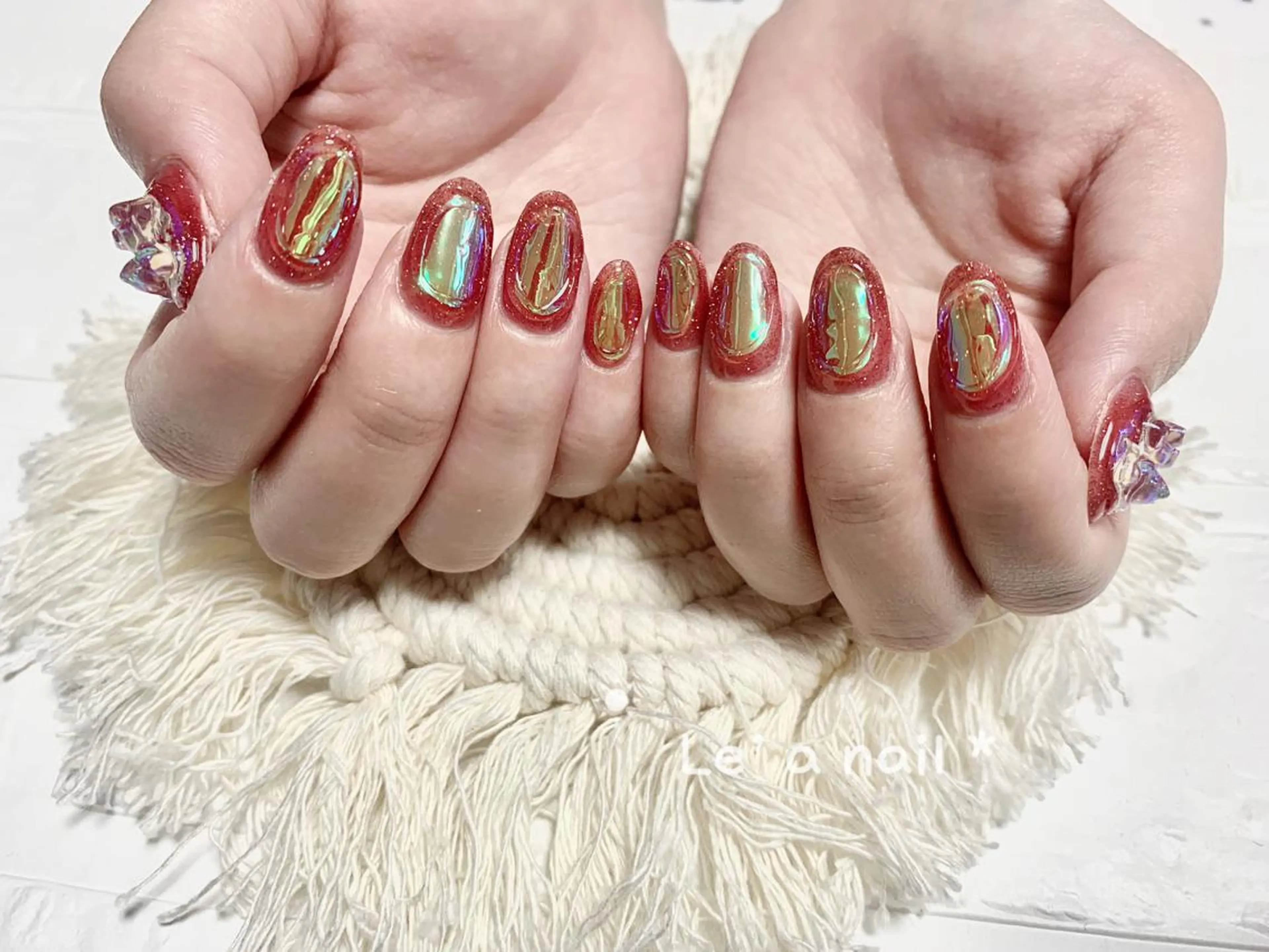 ショート カラー ネイル Le’a NailSalonのネイルデザイン