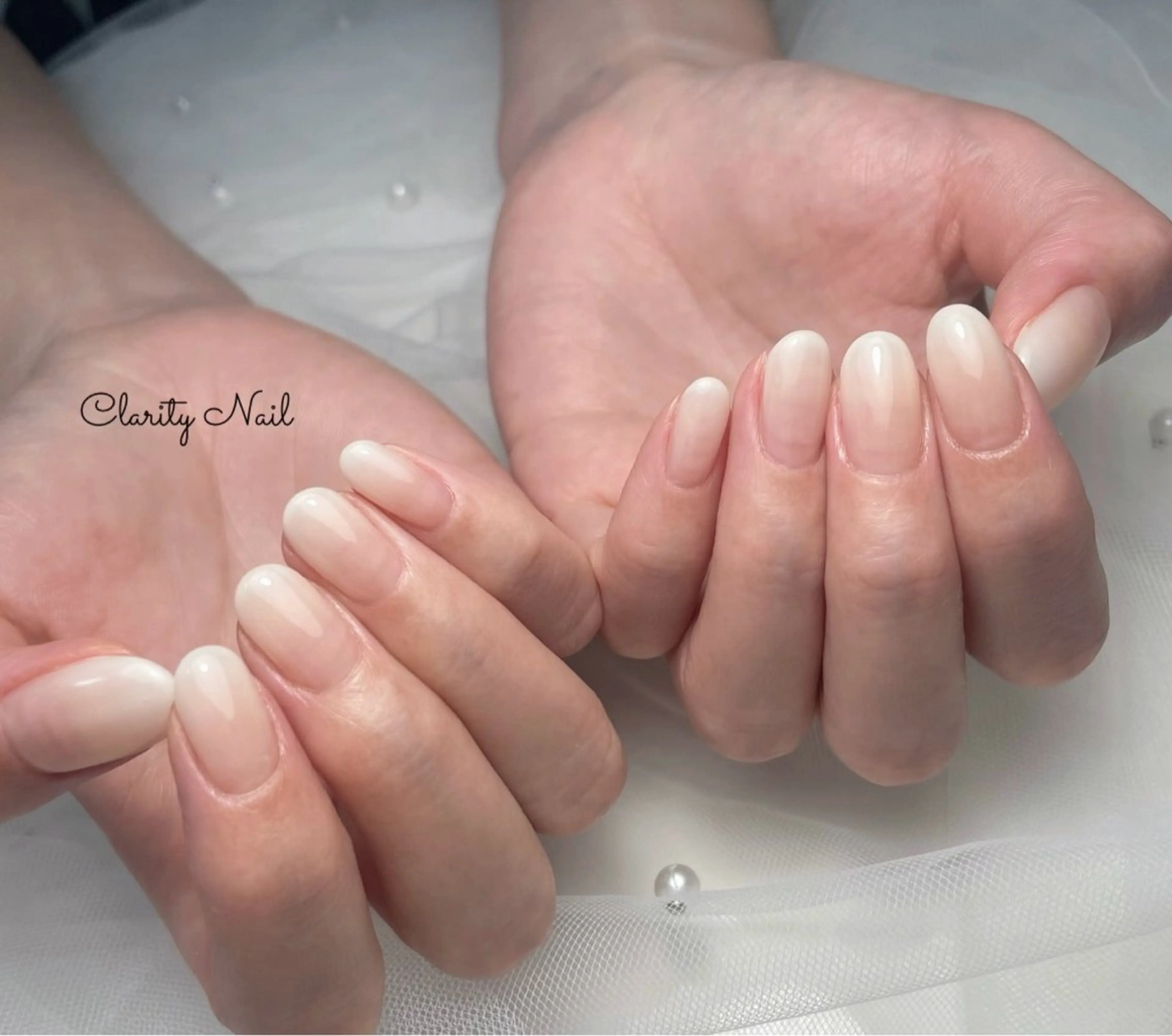 ネイル グラデーション ハンドネイル Clarity Nailのネイルデザイン