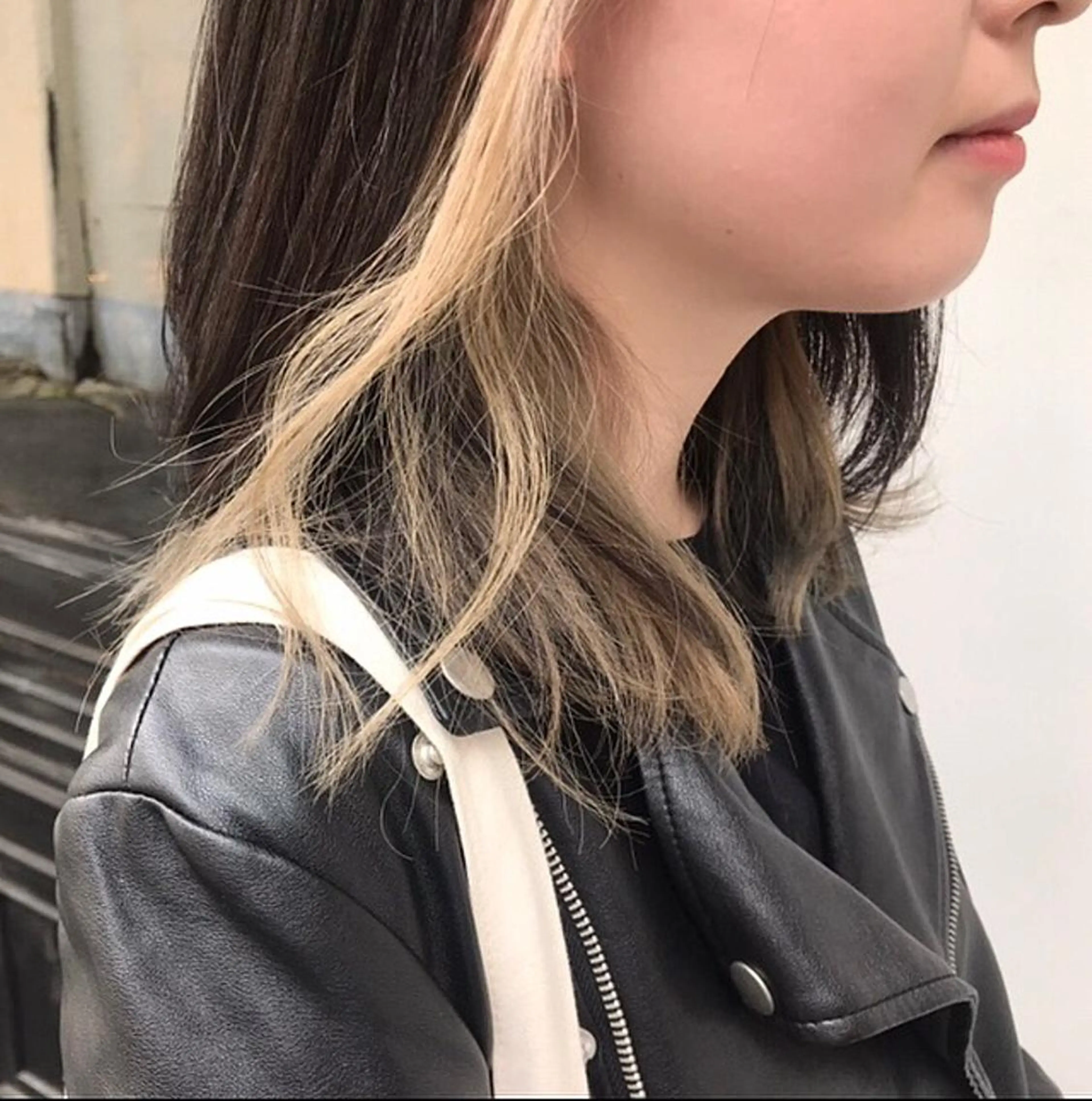 ミディアム カラー tonari 梅田、中崎町のヘアスタイル