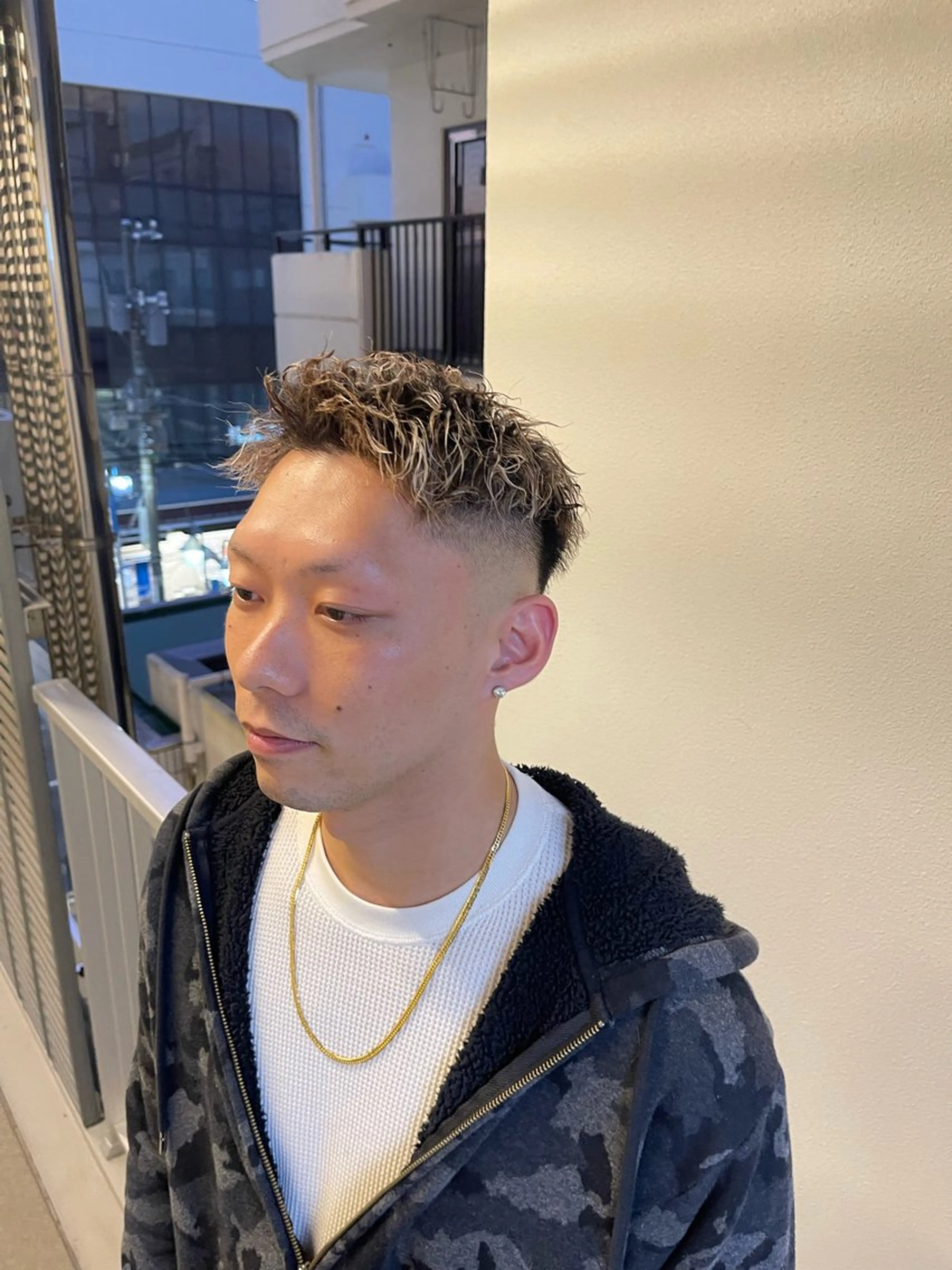 ショート パーマ メンズ メンズパーマ 北原寿樹のヘアスタイル