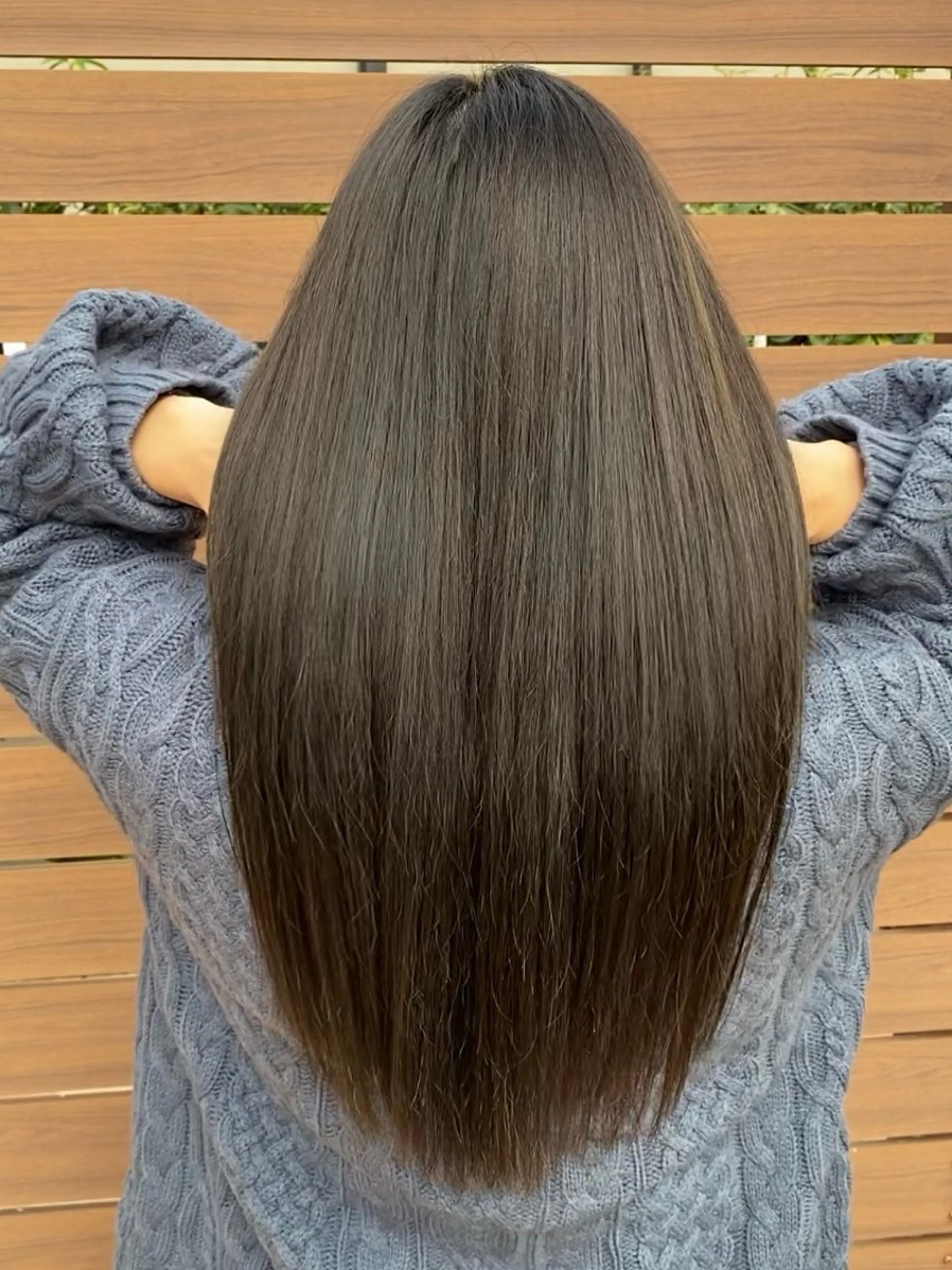 🌺数量限定!!選べるAujuaシャンプートリートメントプレゼント🌺カット+縮毛矯正+ライトトリートメントの写真