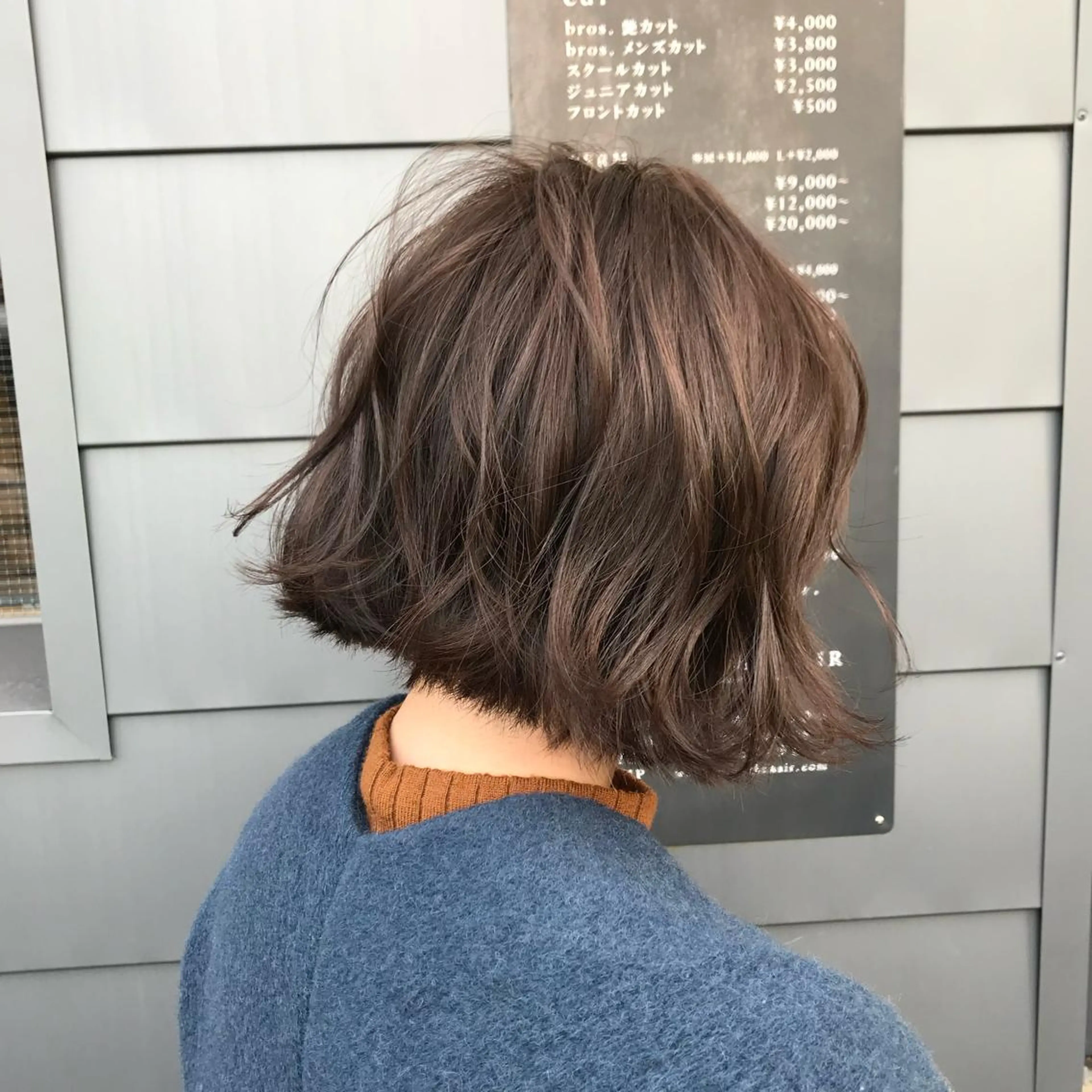 ショート ボブ カット ヘアカラー トリートメント Bear(ベア)所属・KYOKO 【Bear】のヘアスタイル