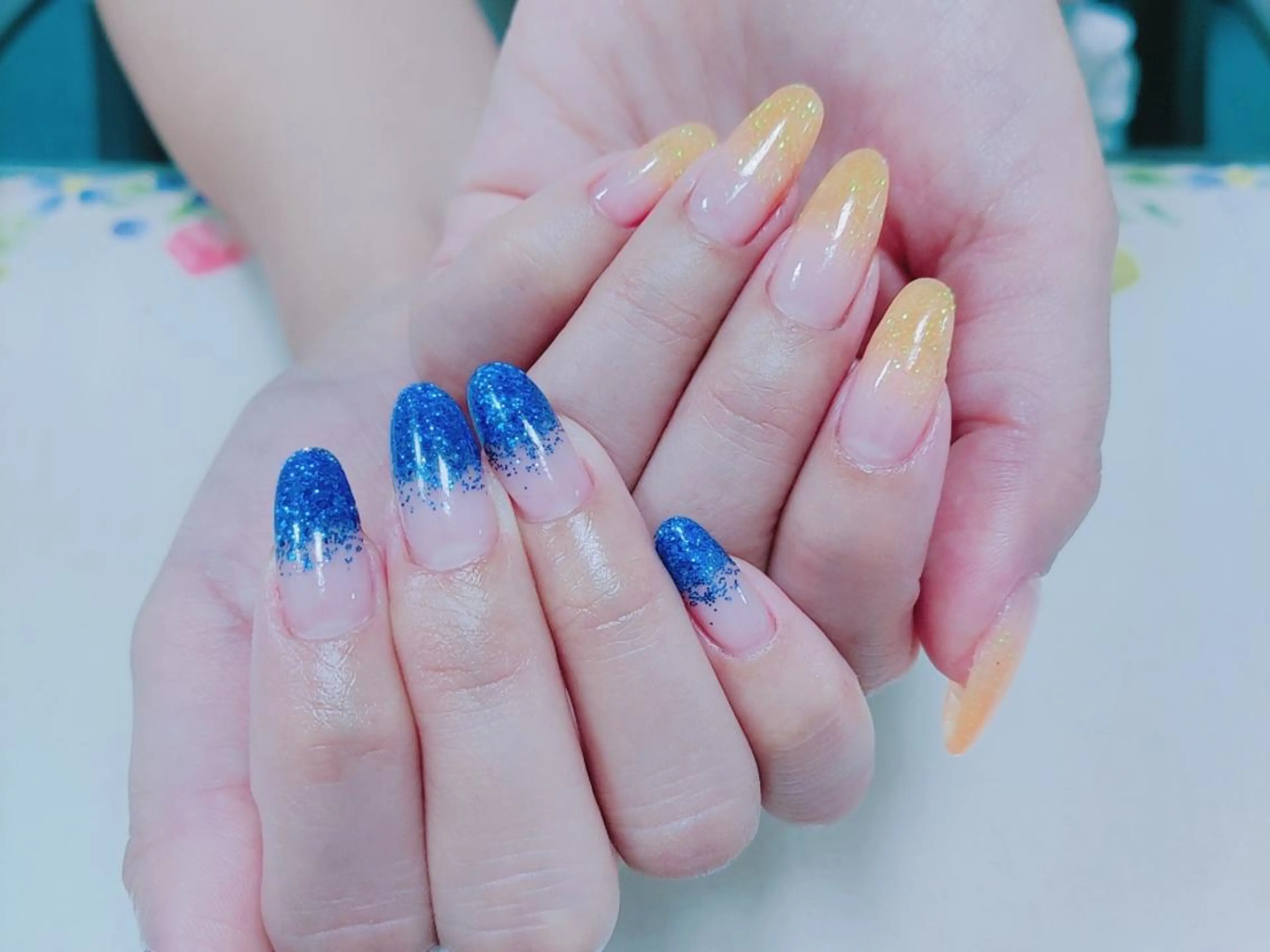 ラメグラデーション1色💅の写真
