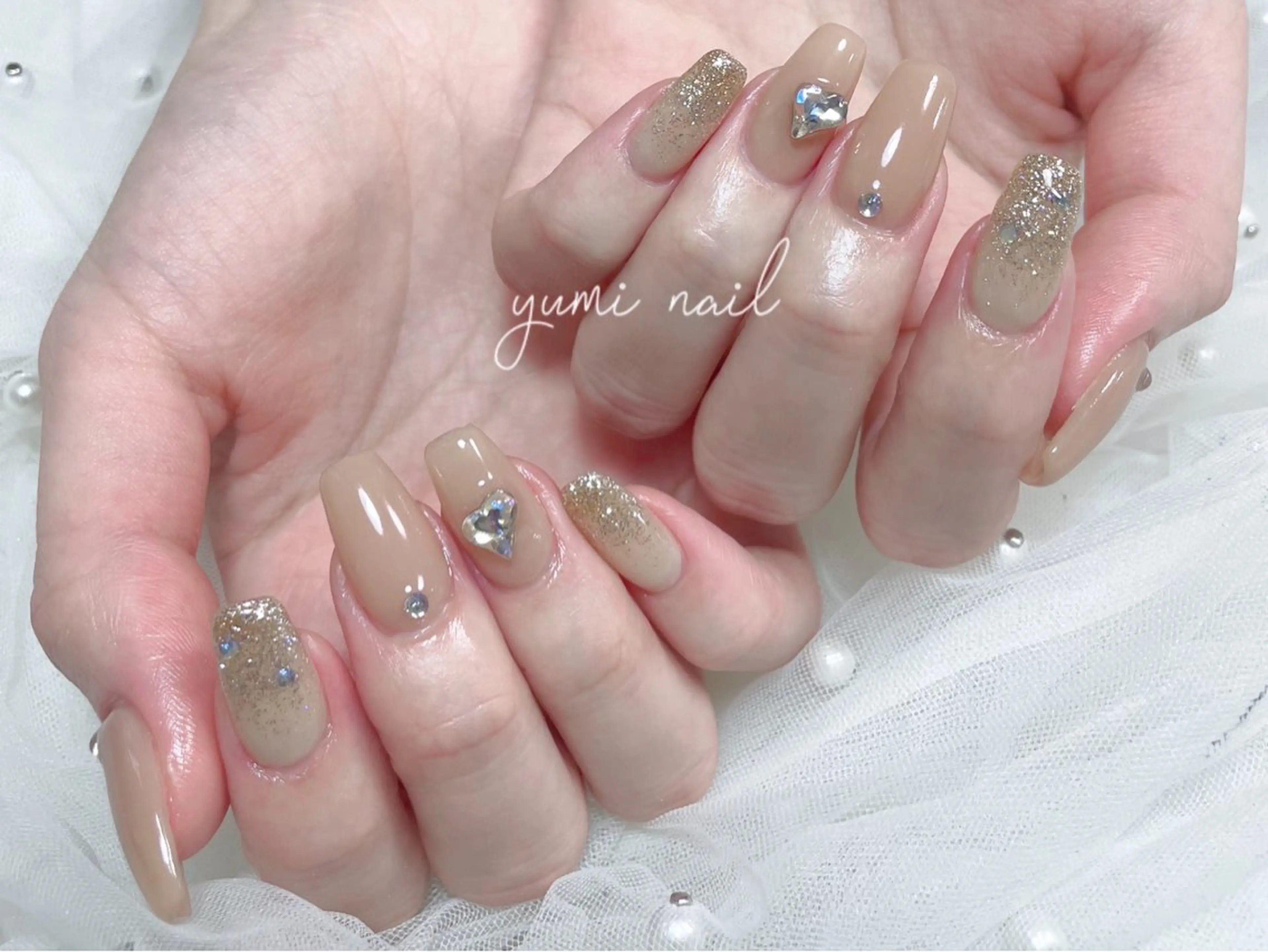 ネイル 𝐲𝐮𝐦𝐢🎀 長さ出しデザイン専門のネイルデザイン