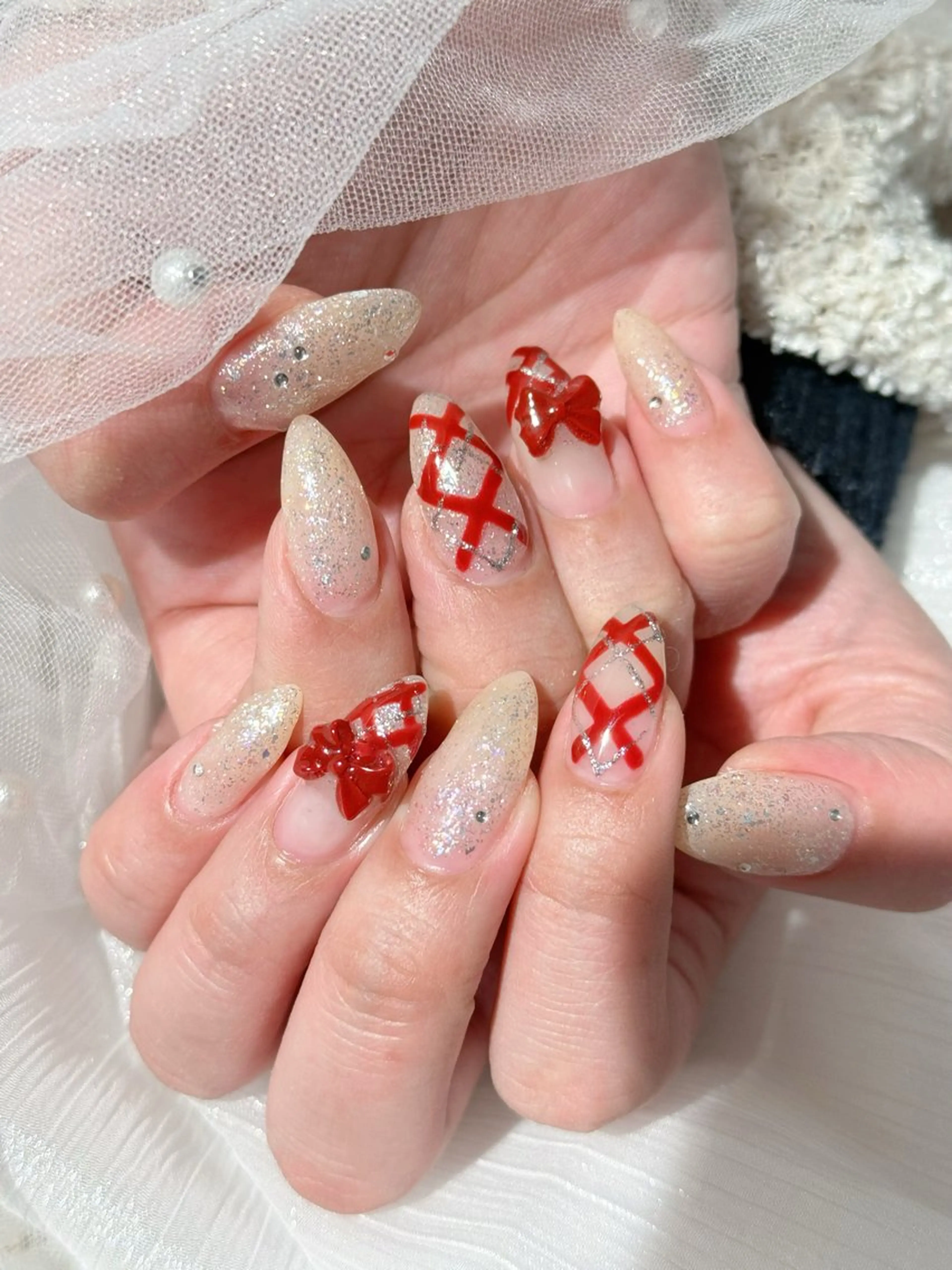 ミディアム nina beautyのネイルデザイン