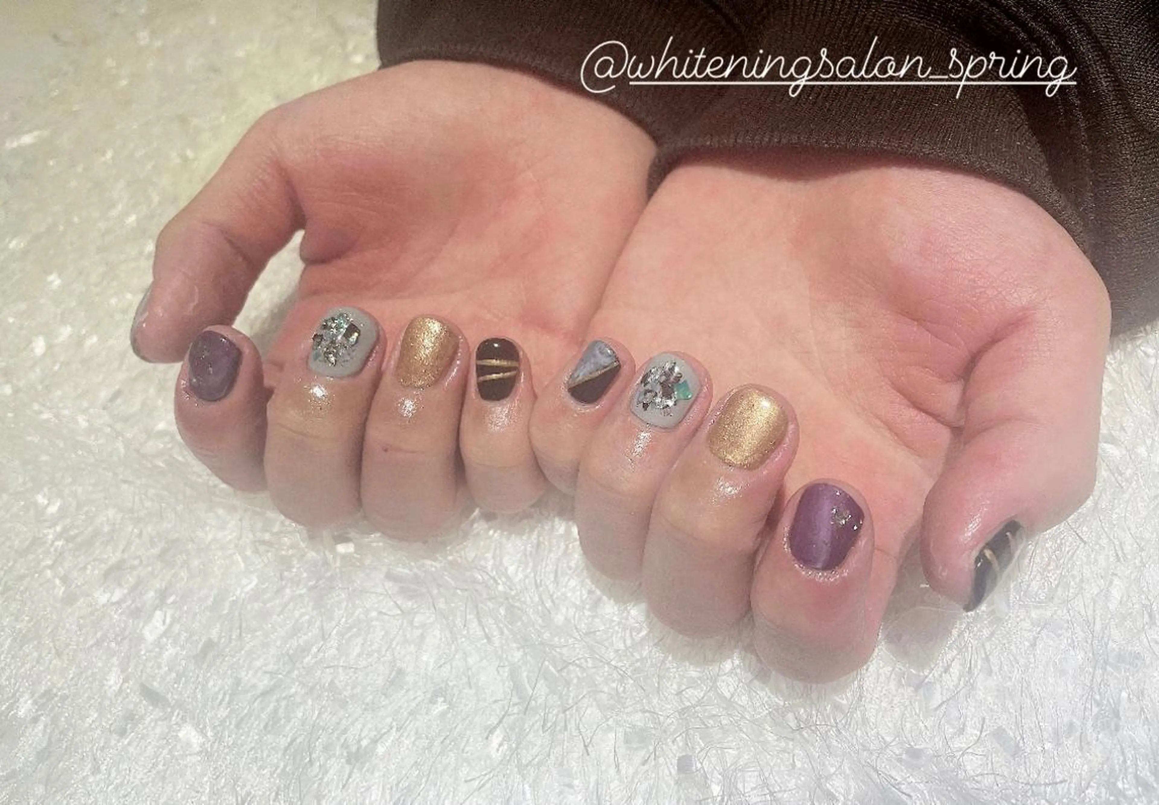 ネイル メンズネイル ニュアンスネイル Nakao Hitomiのネイルデザイン
