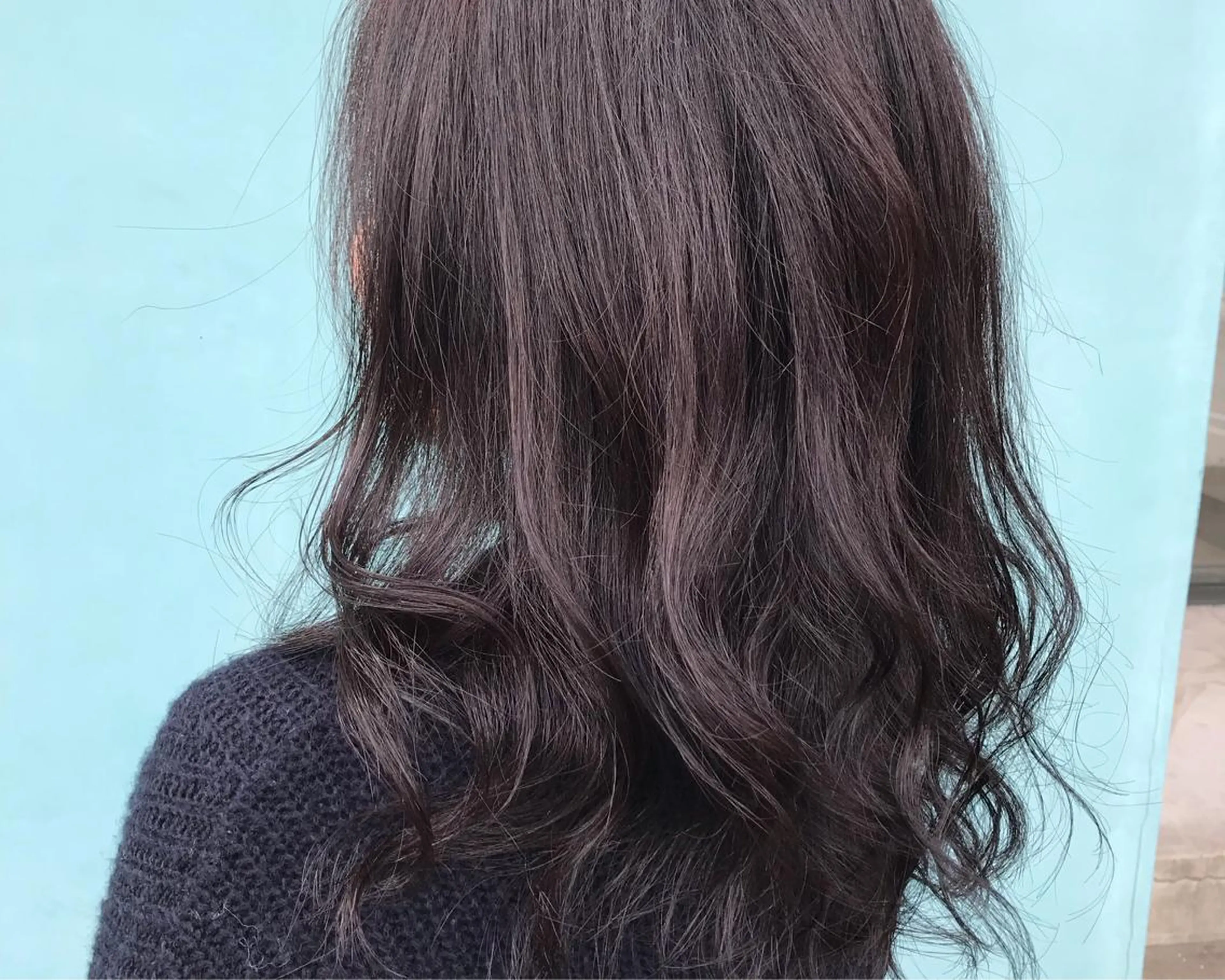 セミロング カラー アッシュ ラベンダーカラー ラベンダーアッシュ Jill franc ＿ ayanoのヘアスタイル