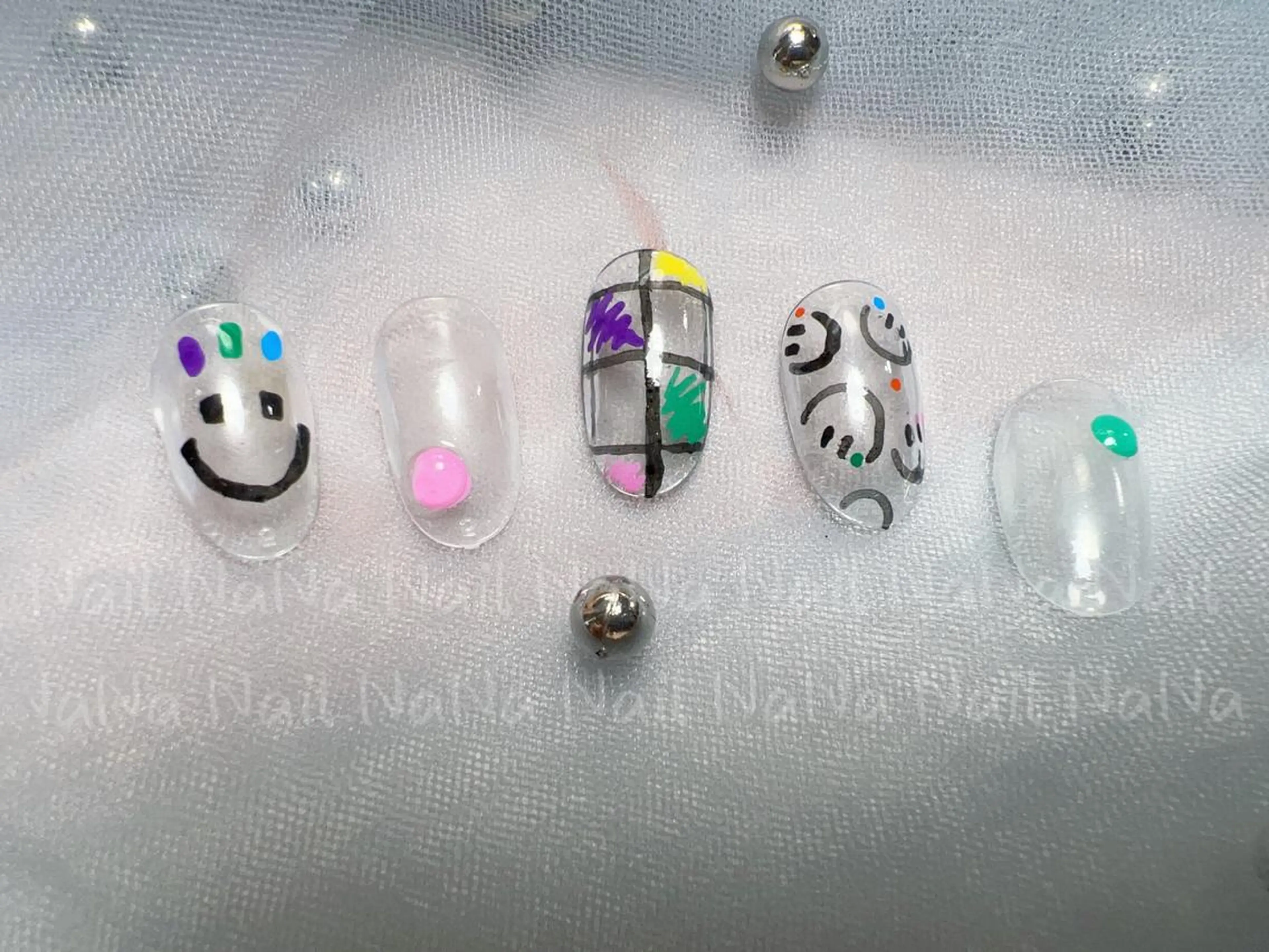 ショート カラー ネイル ハンドネイル Nail NaNaのネイルデザイン