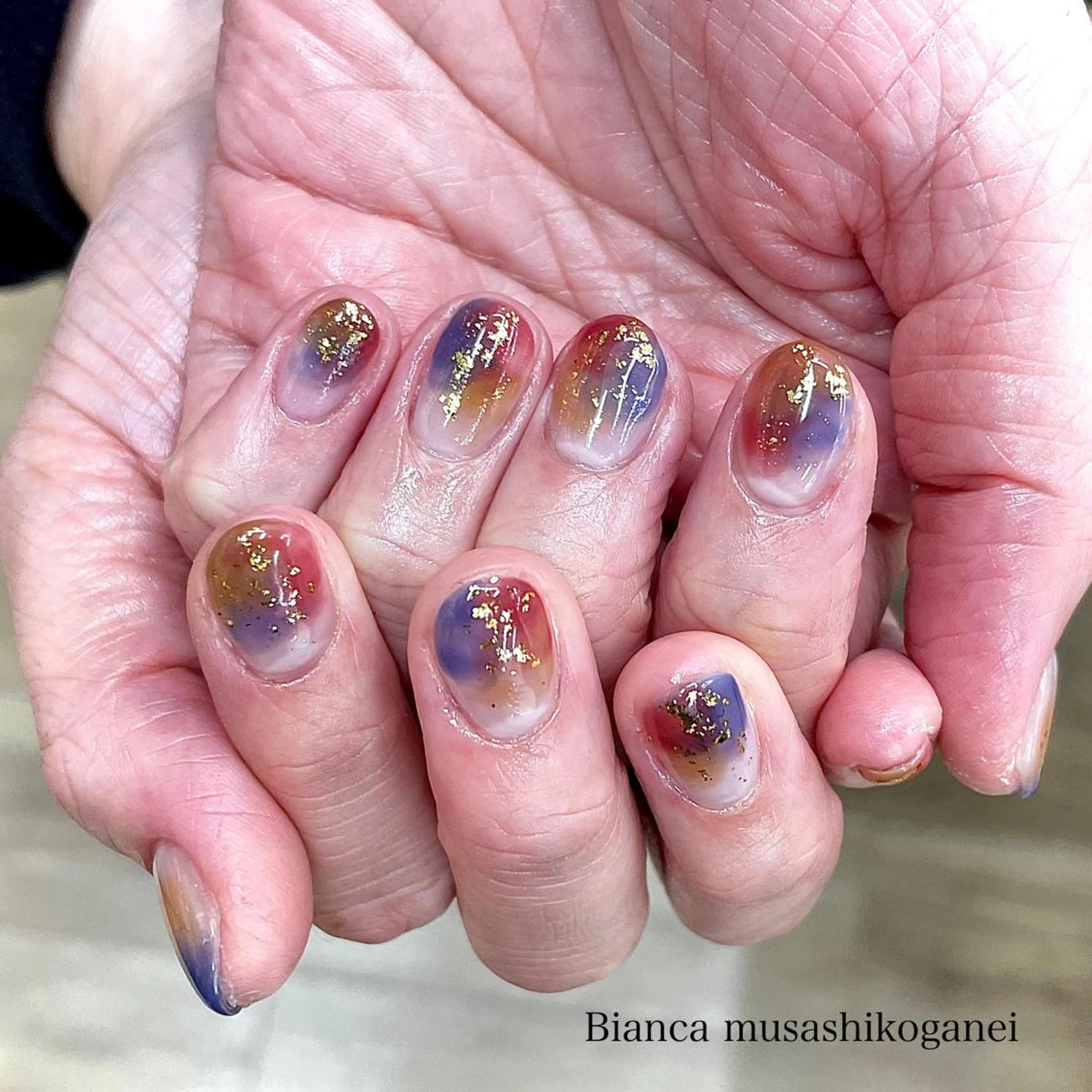 ネイル ハンドネイル Bianca 武蔵小金井　ほしののネイルデザイン