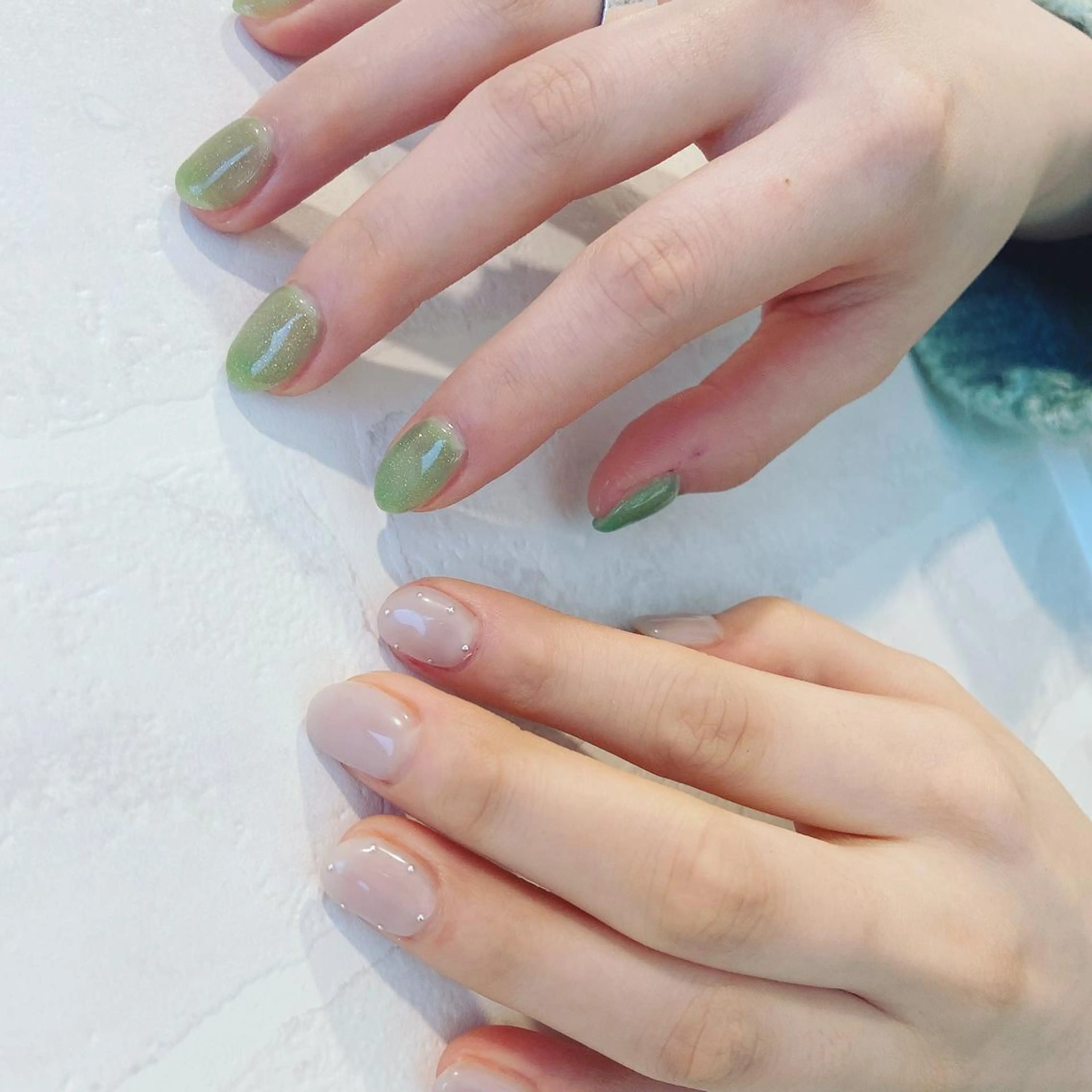 初回 何色でもOK！ソフトオフ込みワンカラーorラメグラ【ストーン付き♩】マグ、ミラーは+¥1000の写真