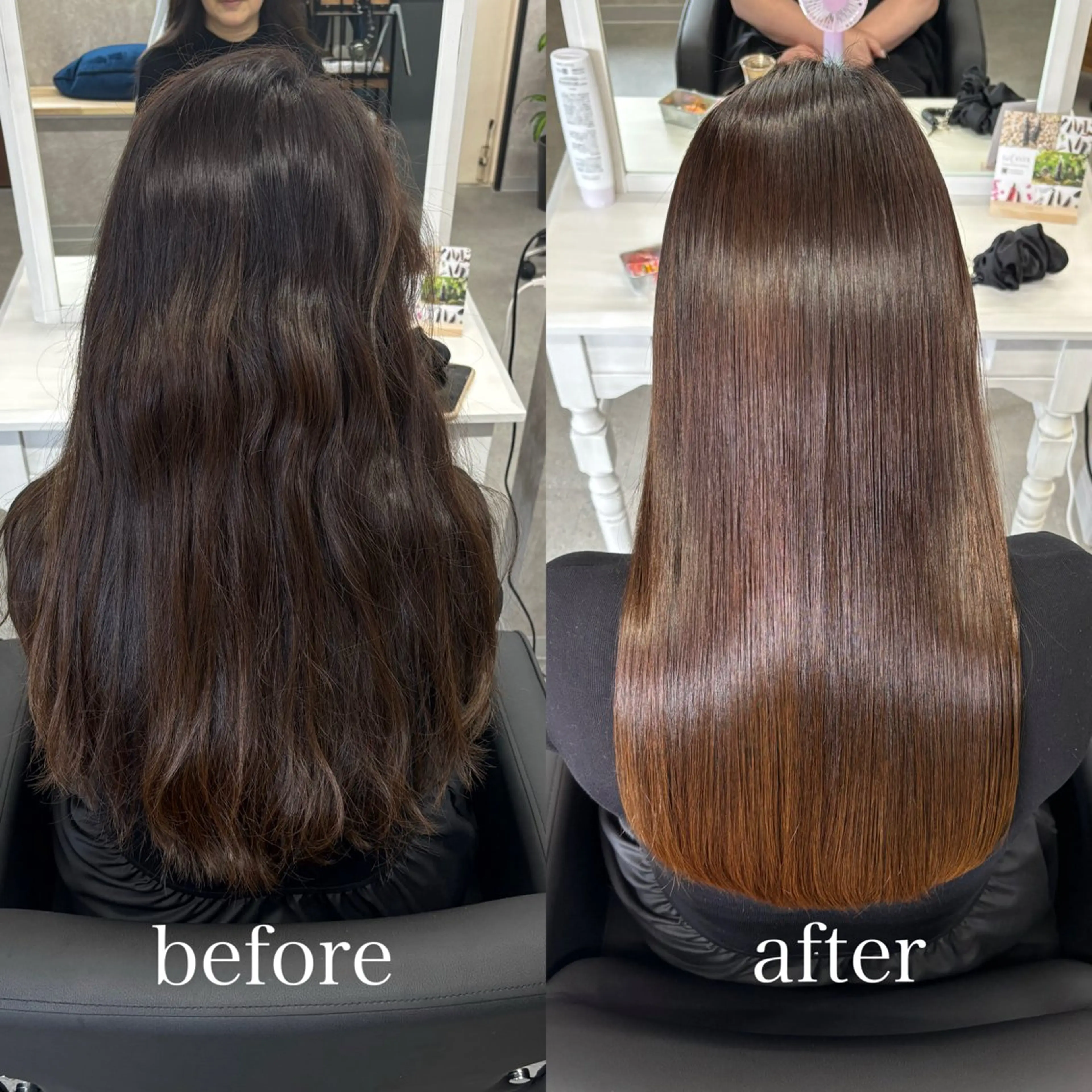 【19:00〜限定特別料金】縮毛矯正(ケア料金、シャンプーブロー代込み)の写真