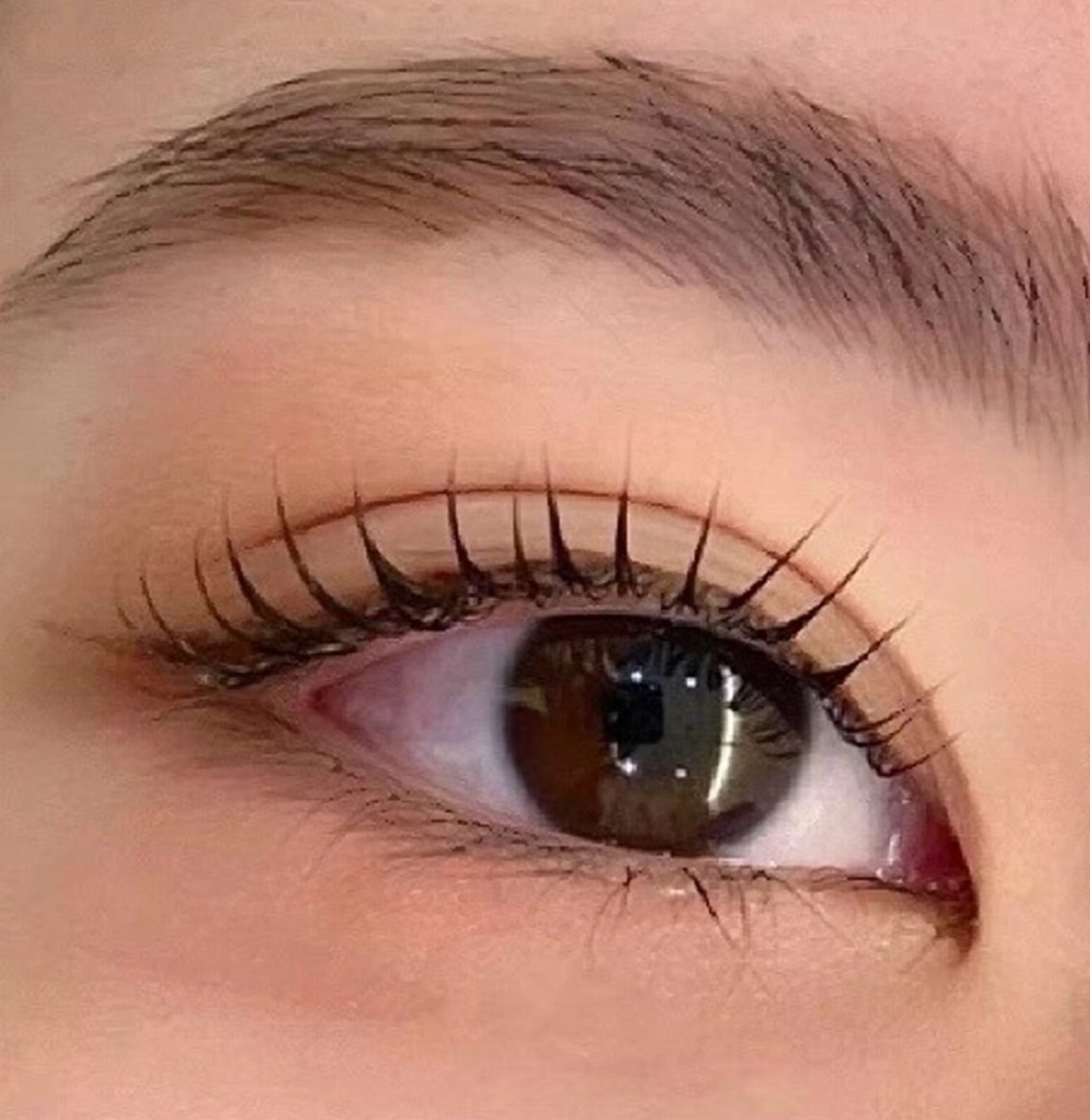 マツエク・マツパ 束感まつ毛 フラットラッシュ 韓国風マツエク ナチュラル パリジェンヌラッシュリフト 🫧kairi🌷 天王寺のマツエク・マツパデザイン