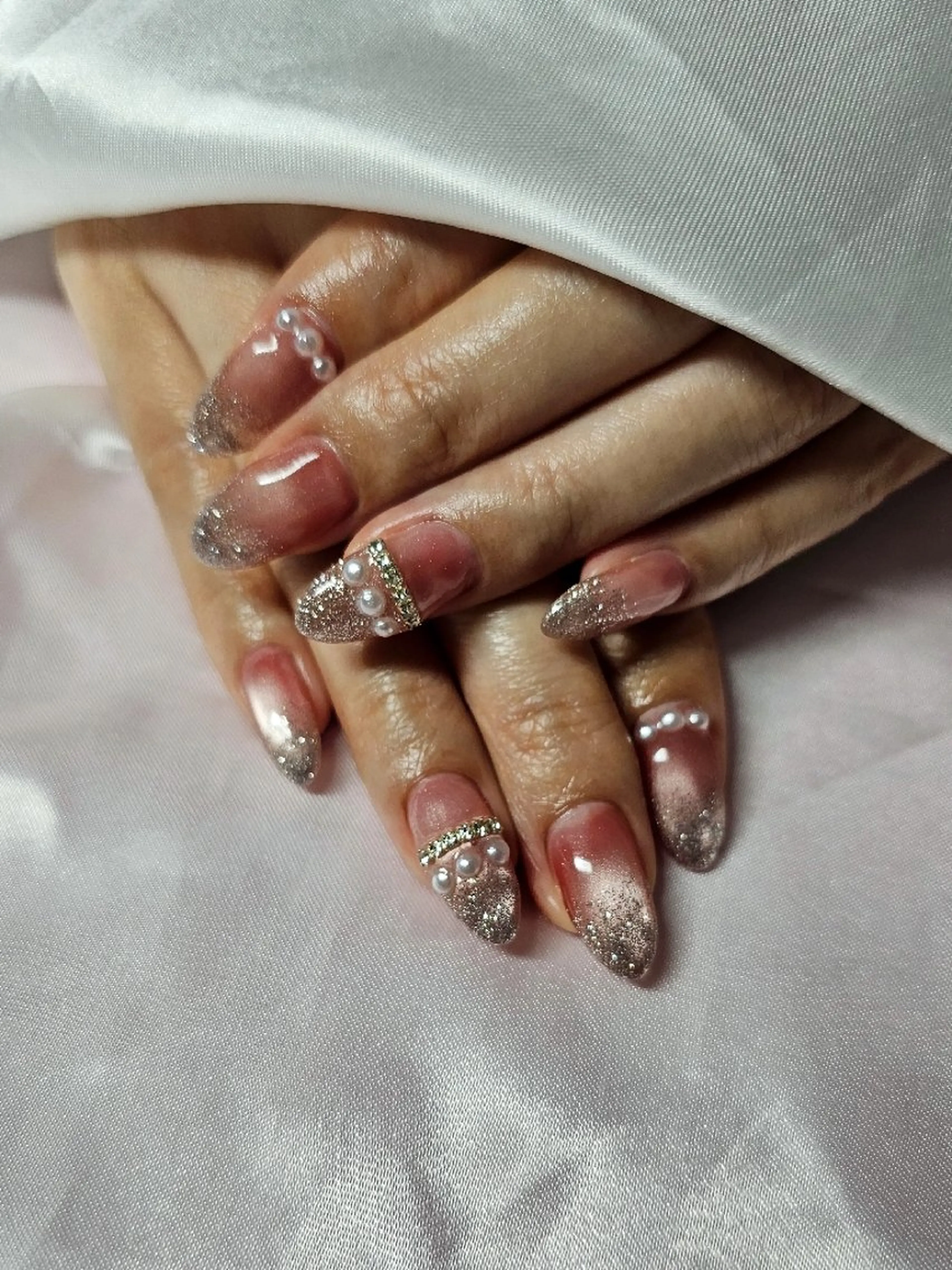 ネイル フラッシュネイル ジェルネイル マグネットネイル Ra: Nail   라: 네일のネイルデザイン