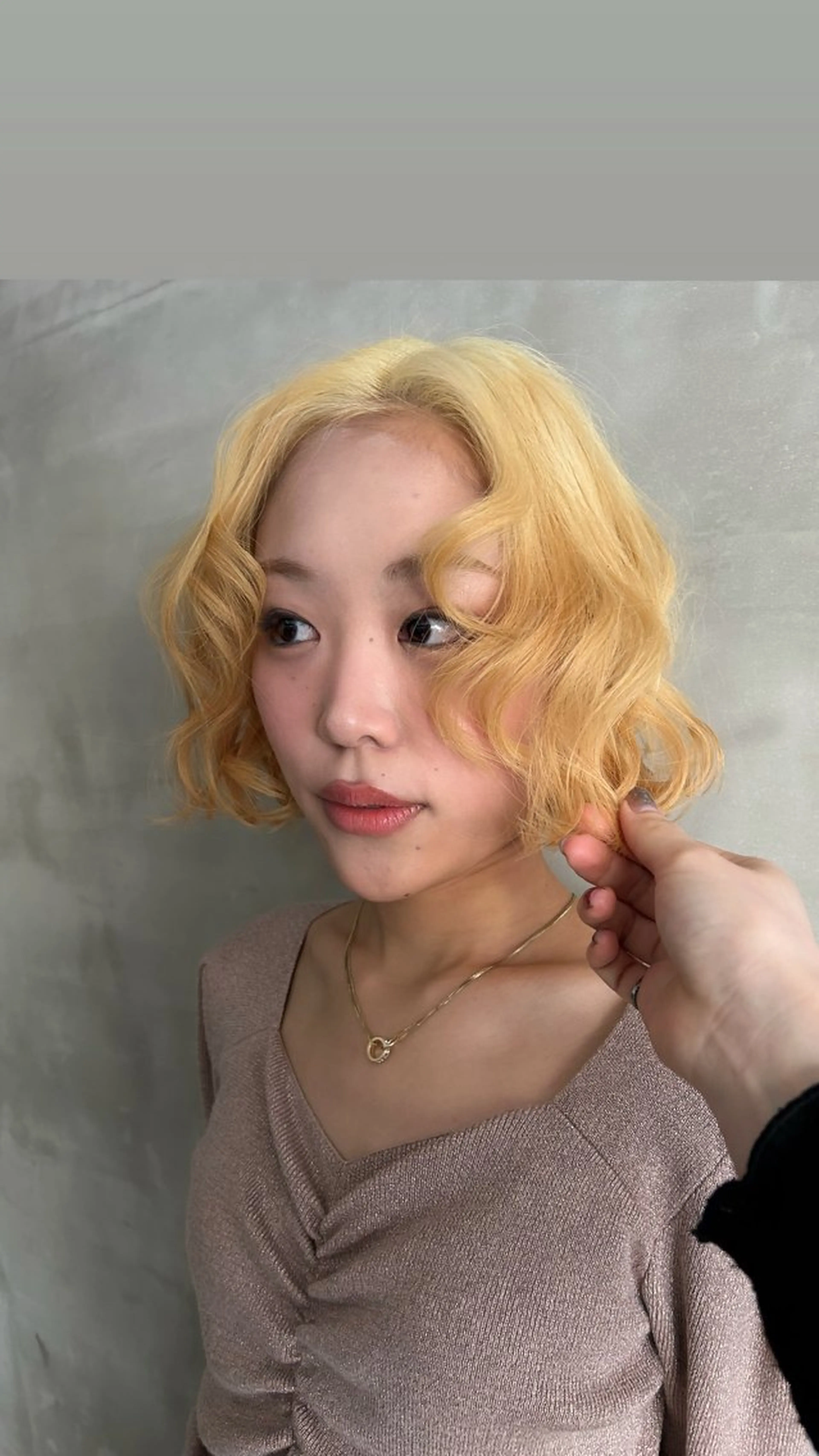 ミディアム カラー ヘアカラー タナカ カナ🫧のヘアスタイル
