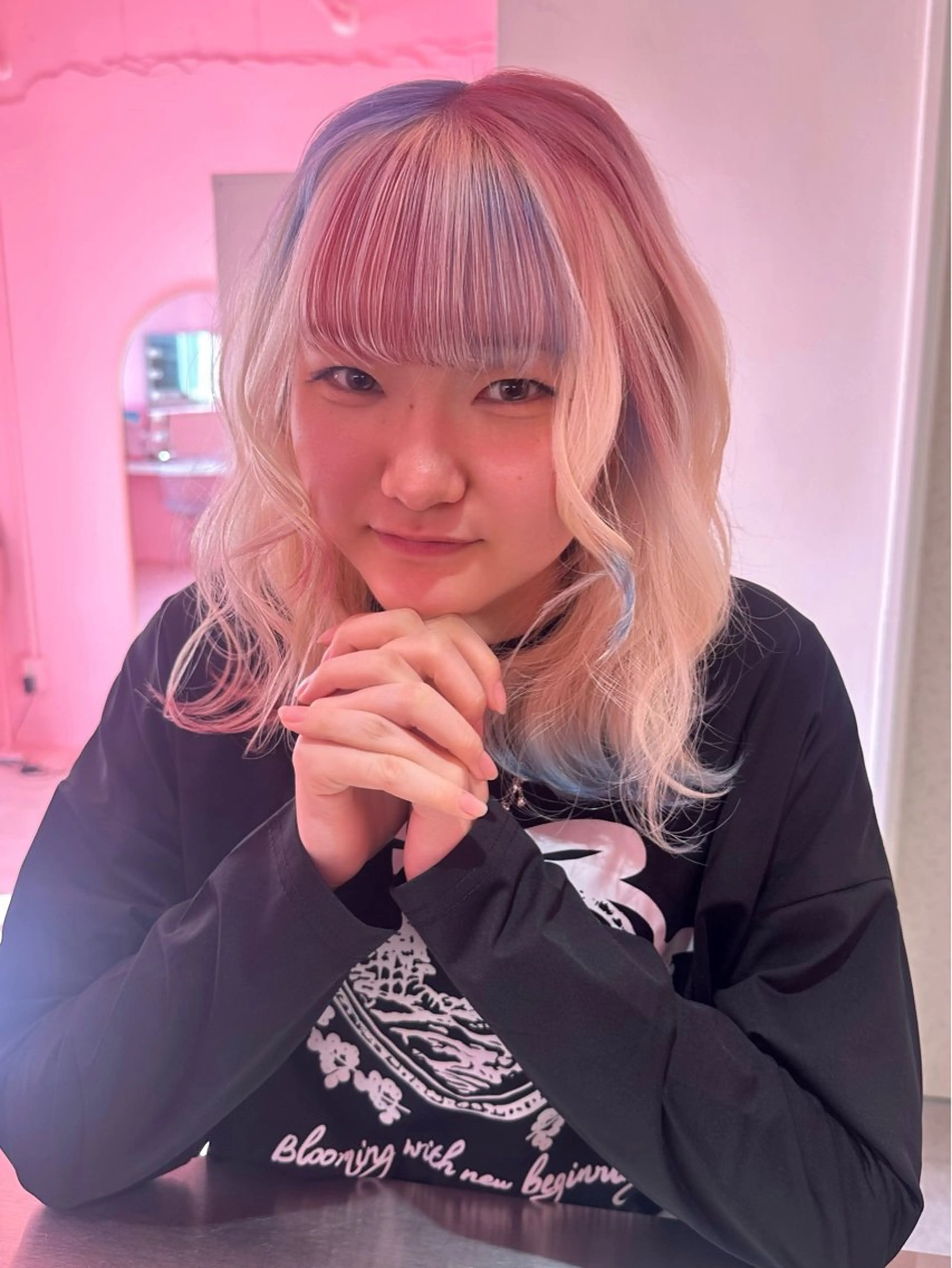 ミディアム ヘアカラー トリートメント ブリーチカラー /MAHIROのヘアスタイル