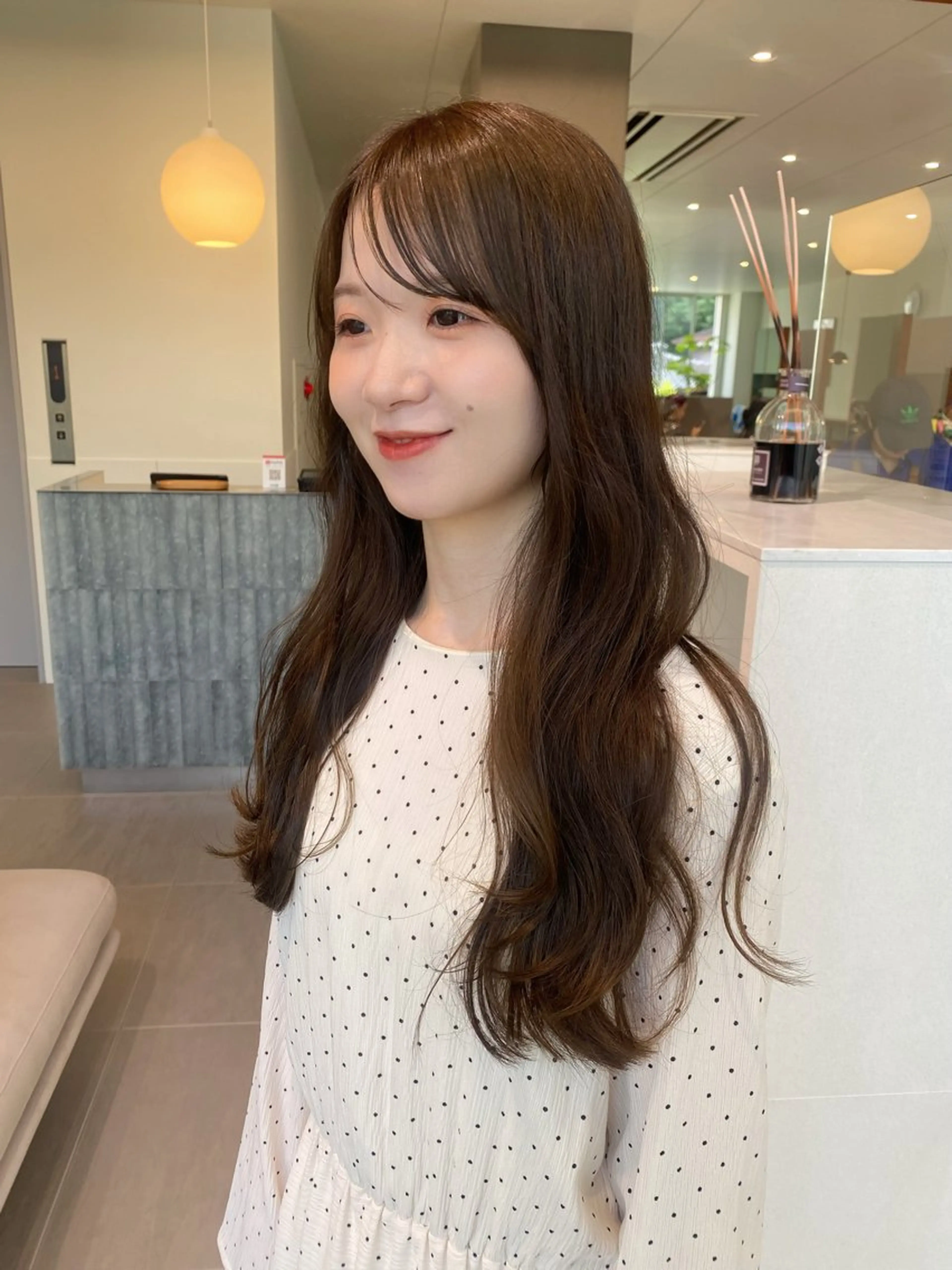 ロング 🎀透明感× 暖色カラーつな🎀のヘアスタイル