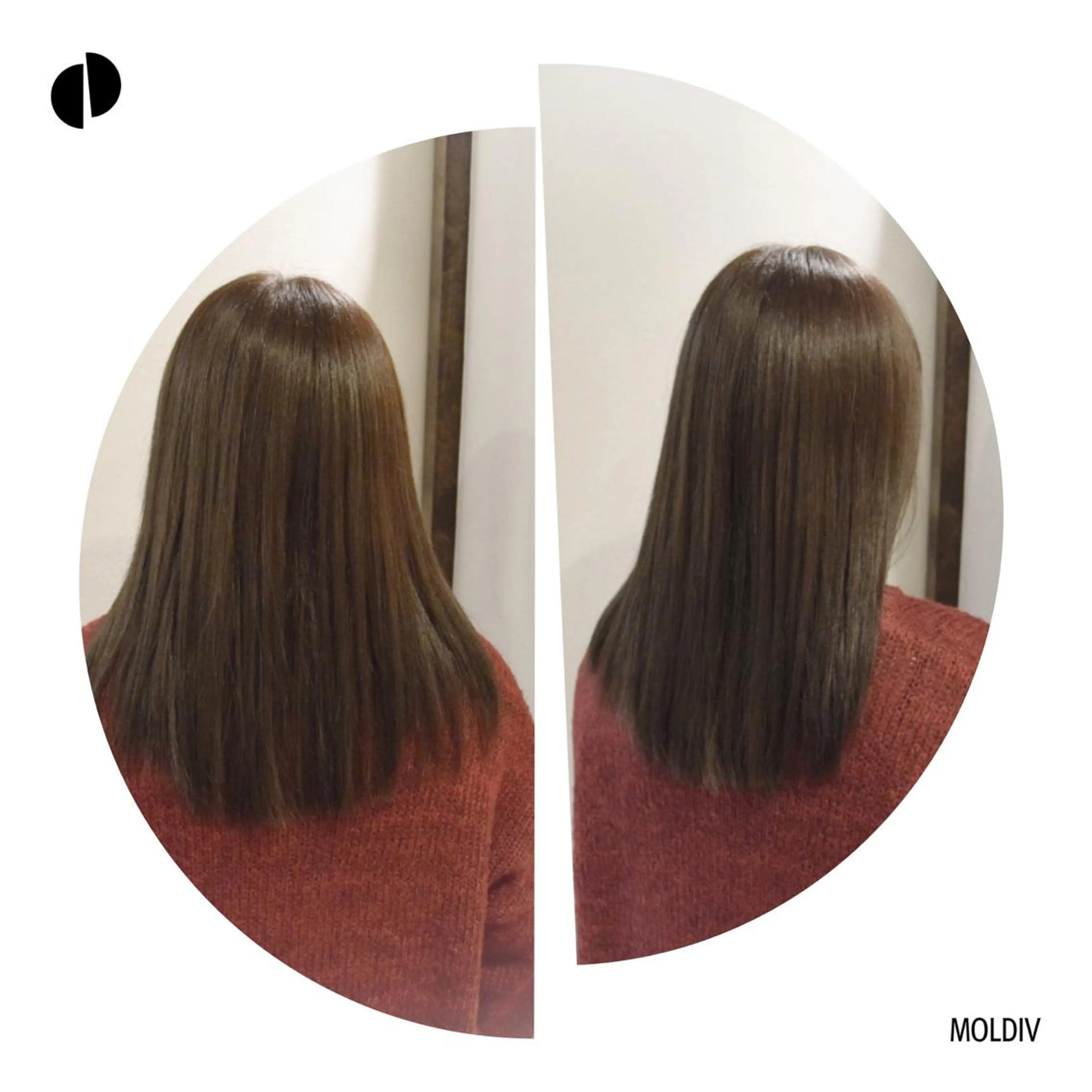 セミロング カラー グレージュ ハイトーンカラー ✨縮毛矯正✨髪質改善 ナカシマ ユミのヘアスタイル