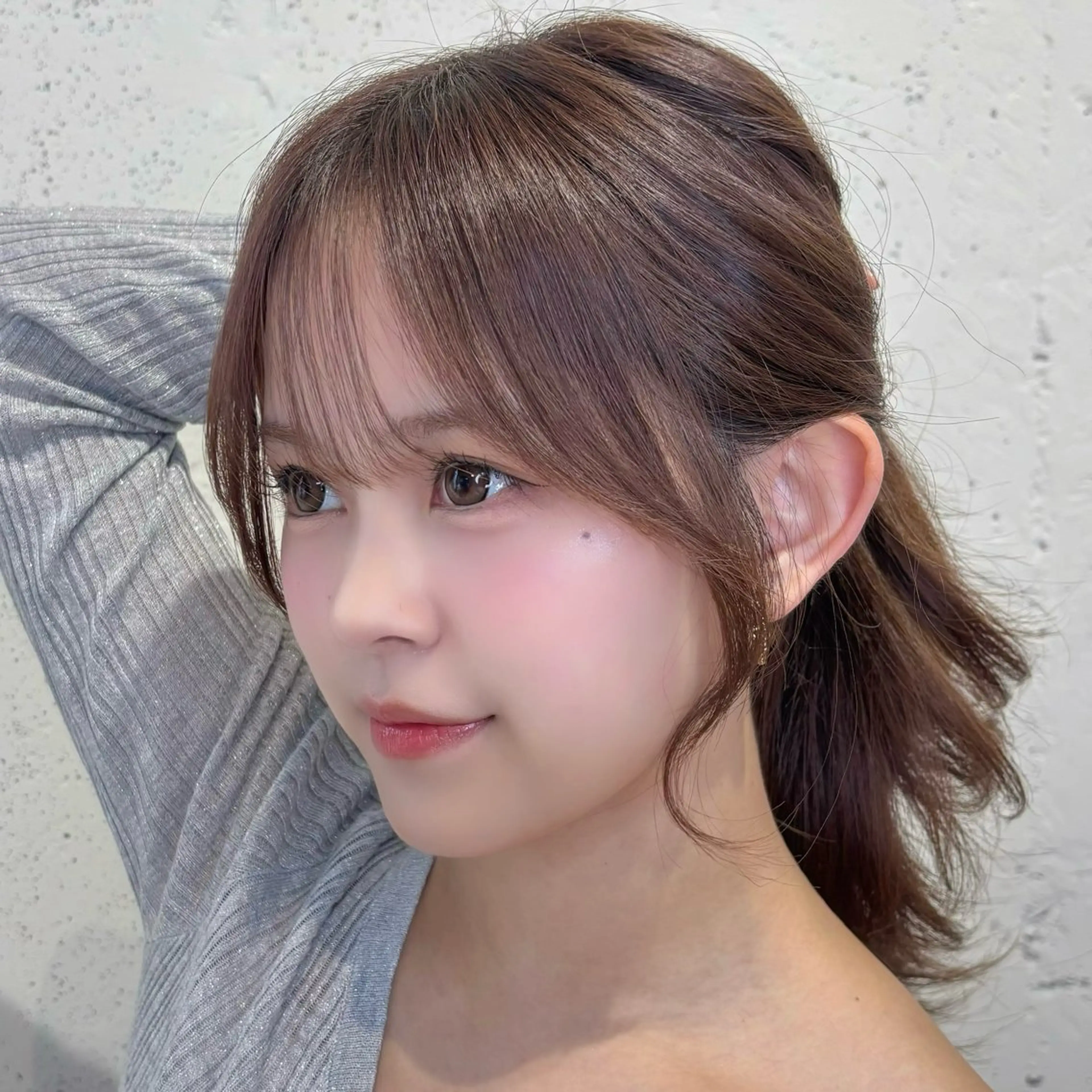 ロング 顔周りカット 髪質改善 竹川裕太のヘアスタイル