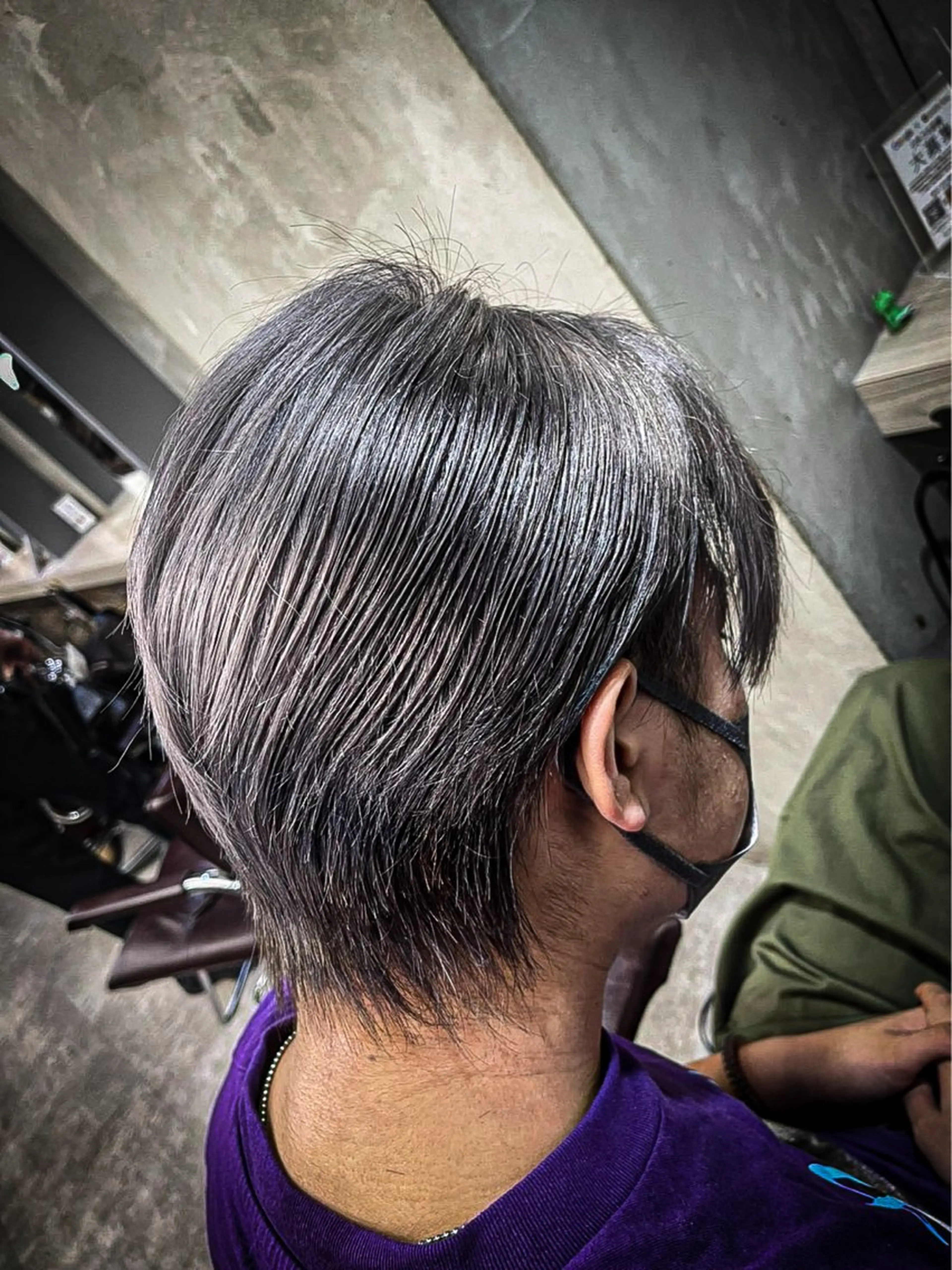 ショート パーマ メンズ カット ヘアカラー トリートメント ✨美髪矯正×髪質改善 🍎カイト🍎渋谷のヘアスタイル