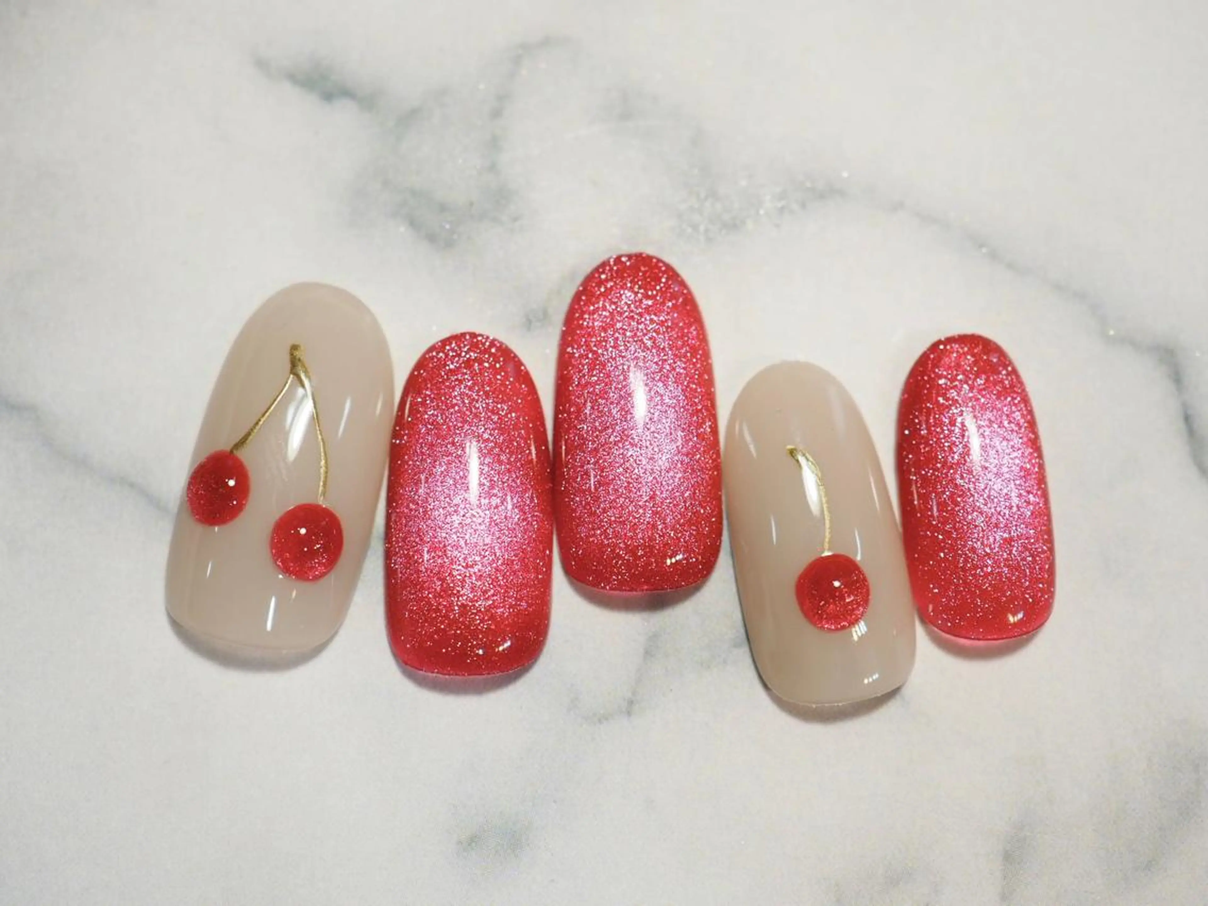 ネイル トップネイリスト Ribbon立川店のネイルデザイン