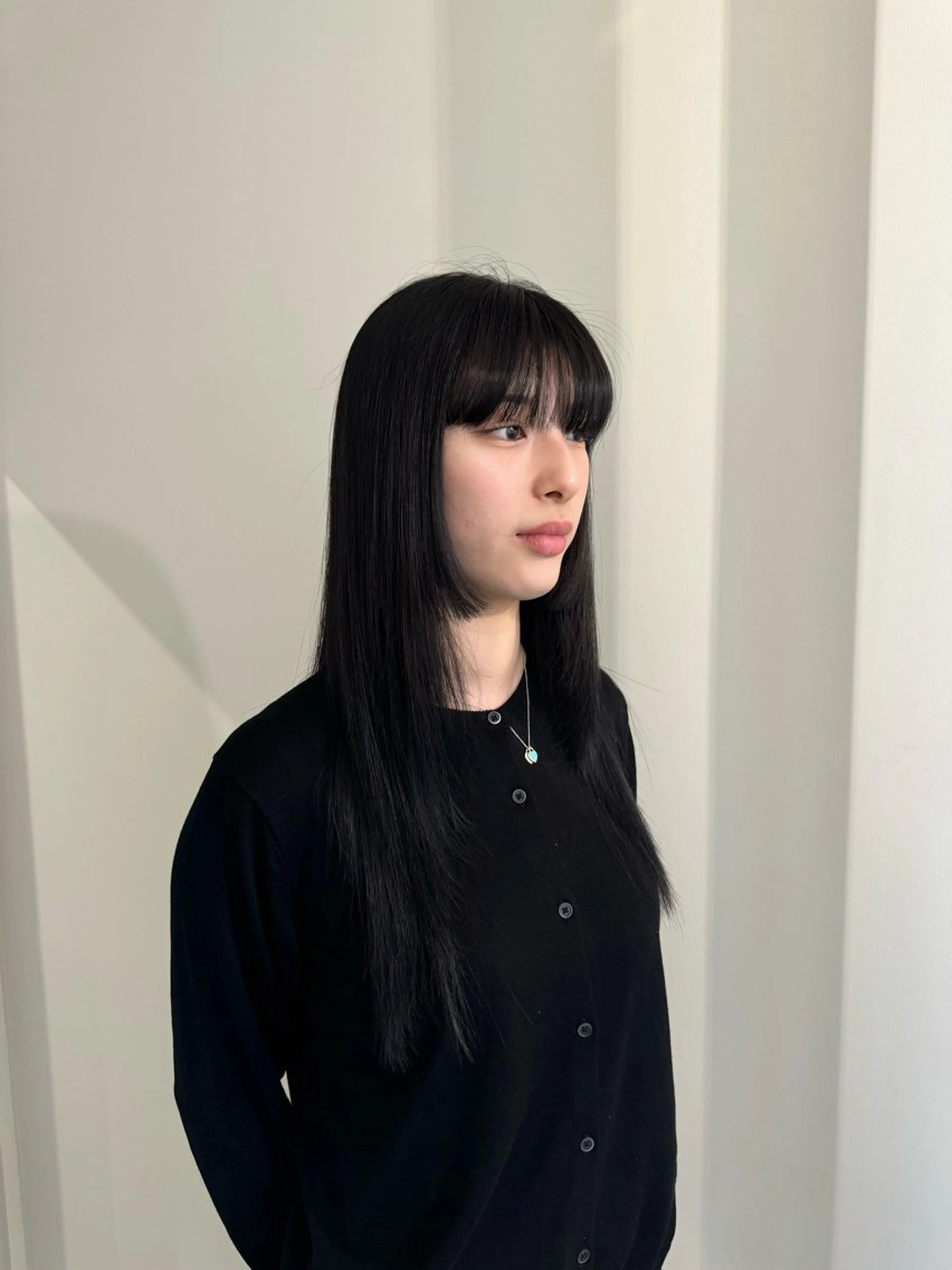 ロング カラー 内沼 恵留菜のヘアスタイル