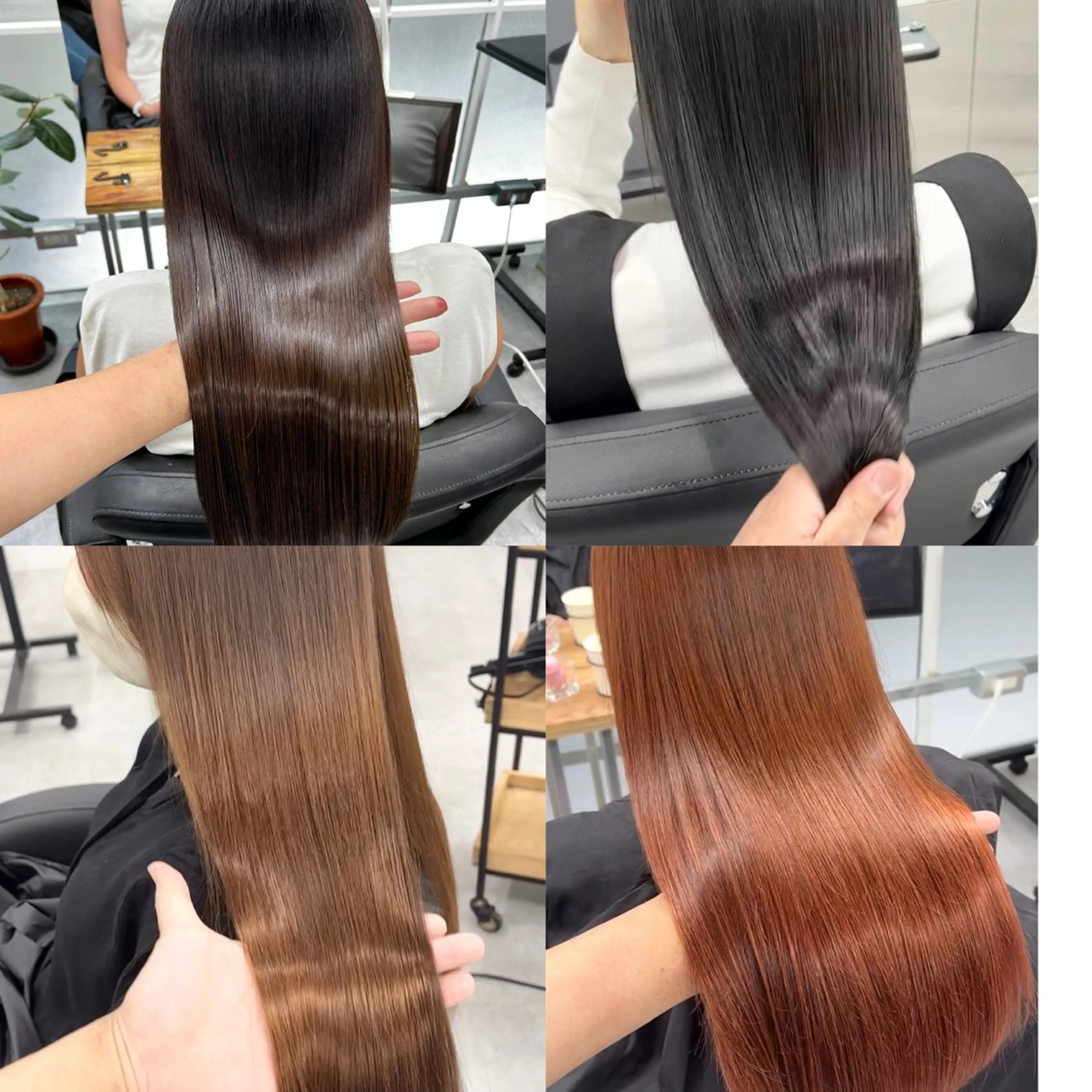 ロング カラー 髪質改善 トリートメント 酸性ストレート 酸熱トリートメント welring hair salonのヘアスタイル