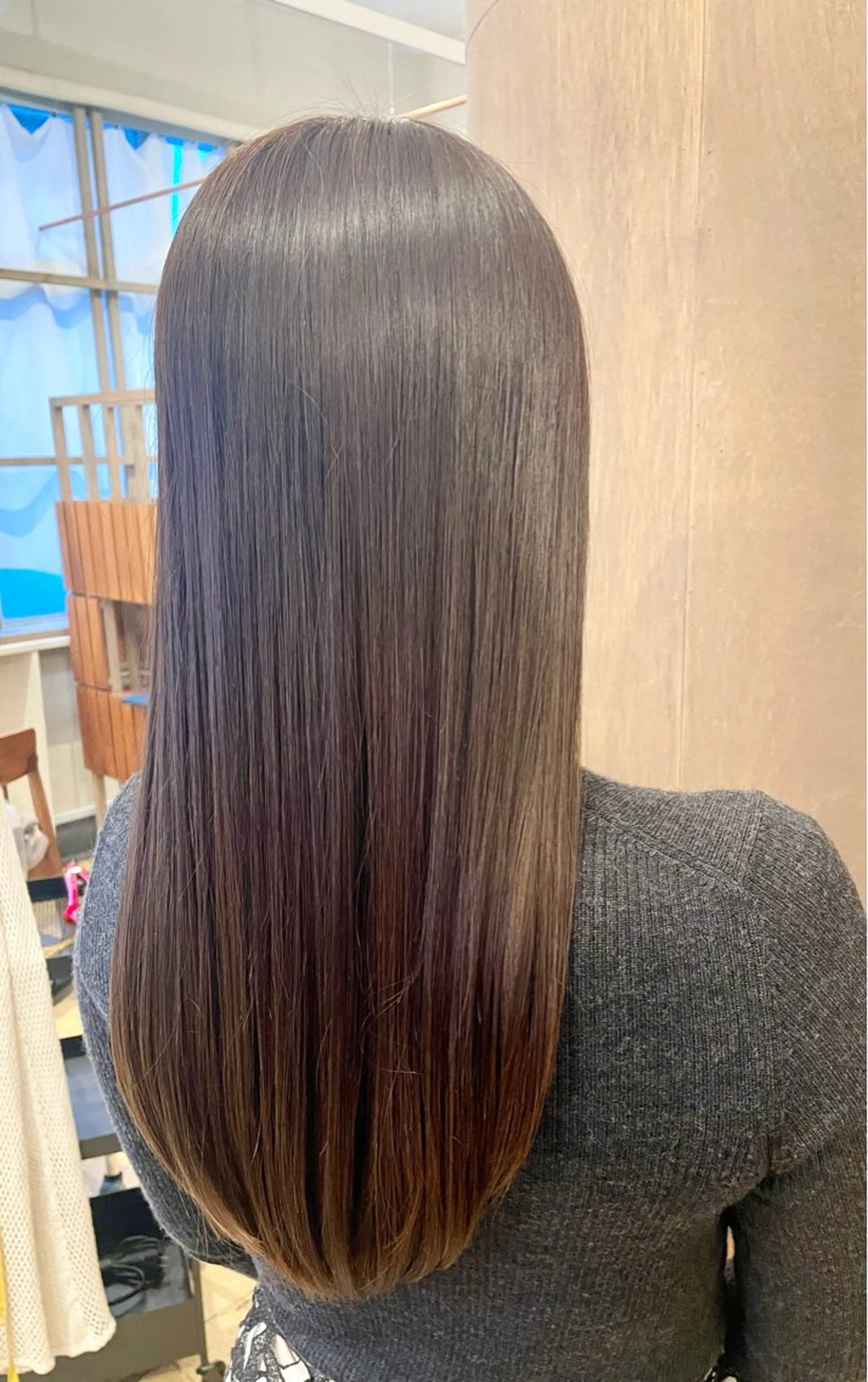 ロング カラー 【髪質改善】【美髪】 【ツヤ髪】ほしのちりのヘアスタイル