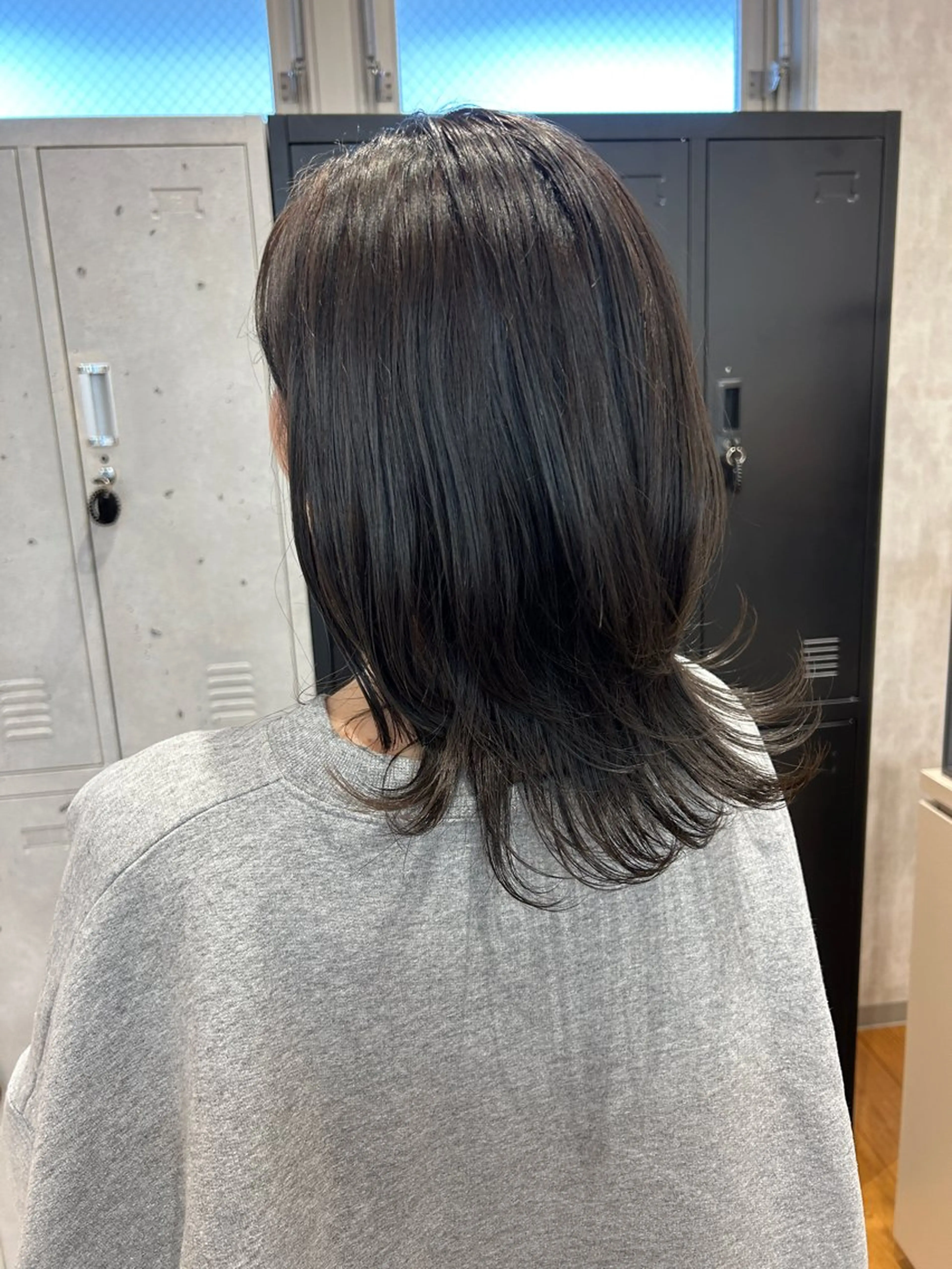 ミディアム カラー tokute 片岡心🐥のヘアスタイル