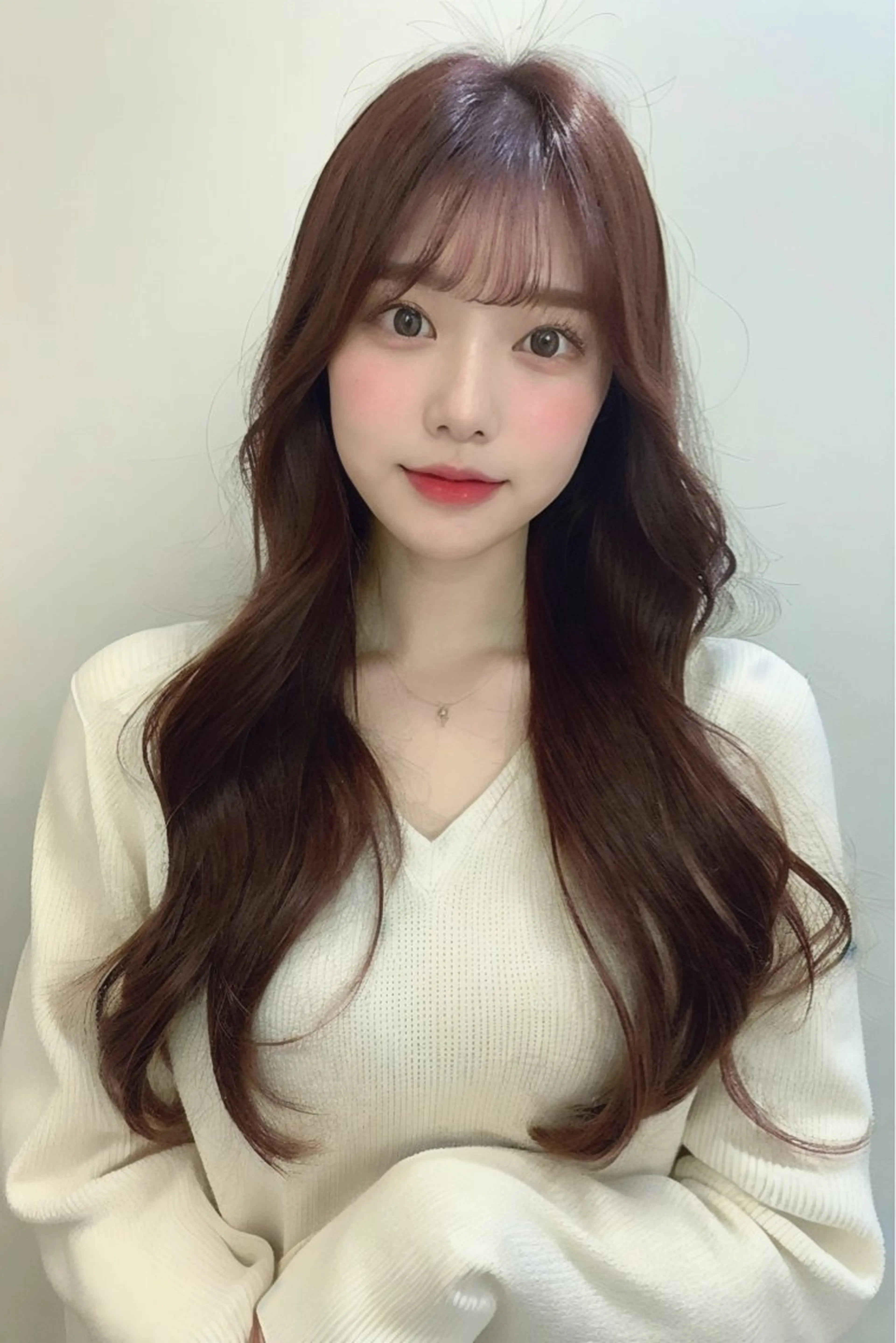 ロング カット ヘアカラー トリートメント 髪質改善×韓国ヘア HIROのヘアスタイル