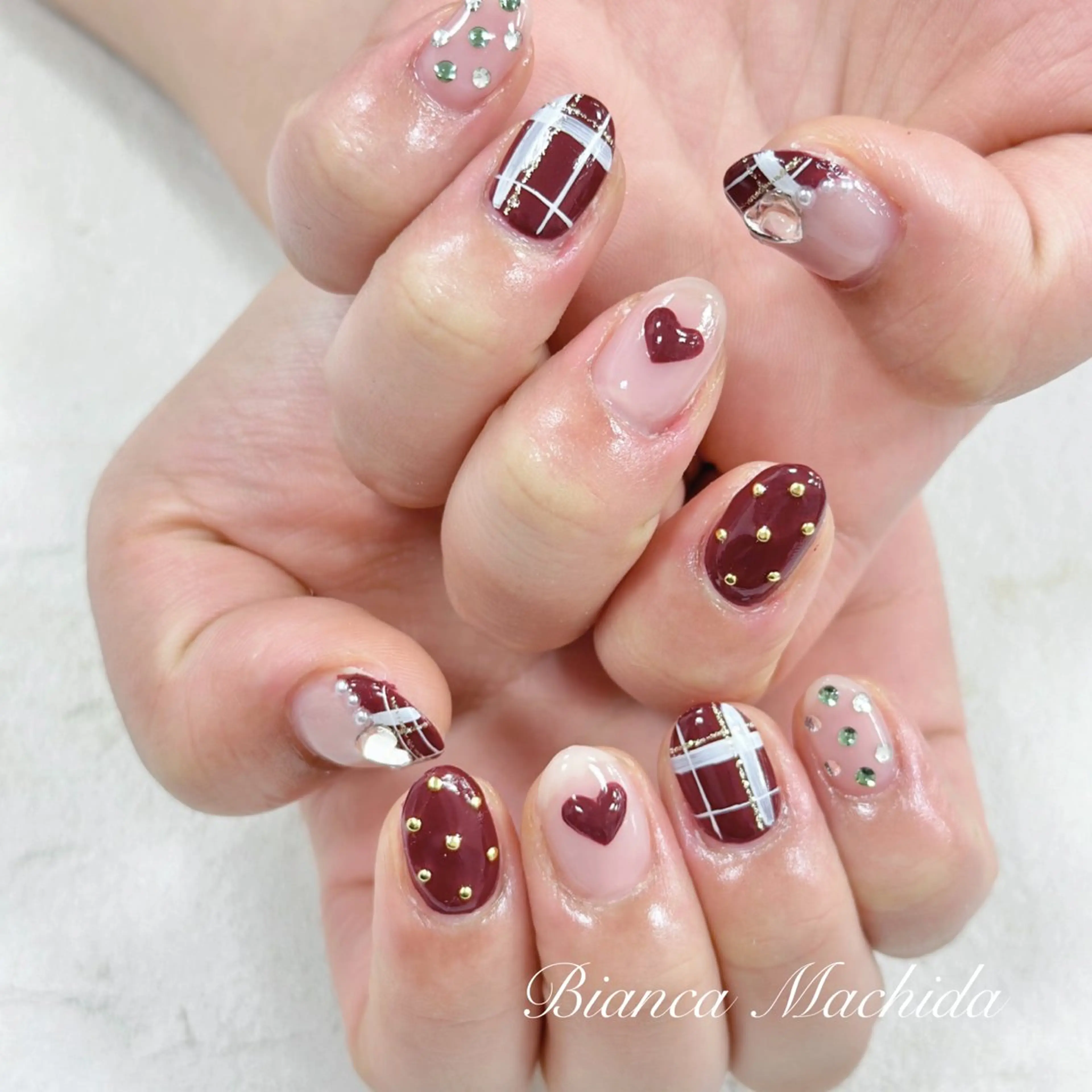 ネイル 持ち込み ハンドネイル Bianca👼🏻 OIKAWAのネイルデザイン