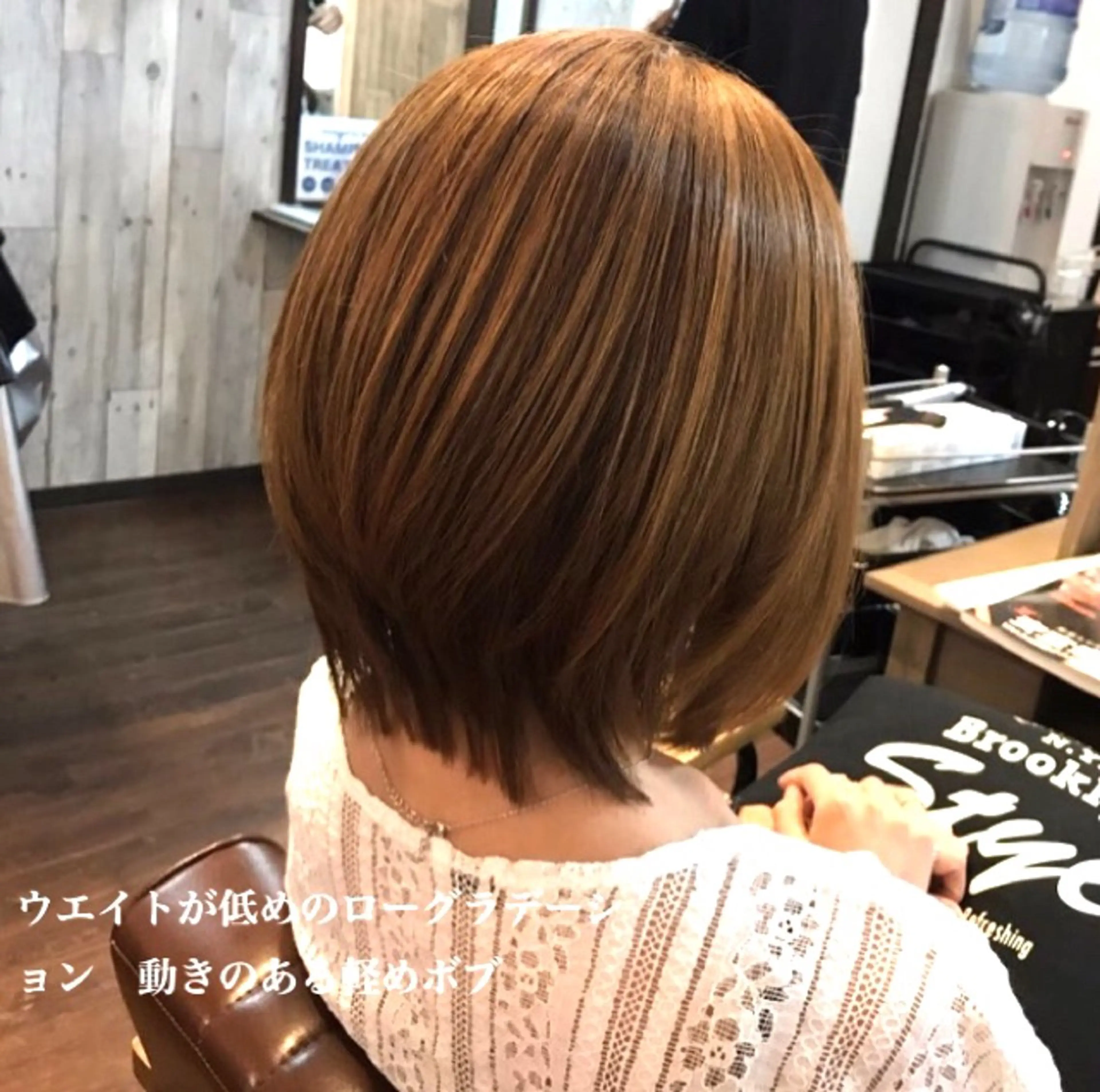 ショート カラー ベージュカラー グラデーションカラー ボブ ヘアカラー トリートメント kuroken ★feniceのヘアスタイル