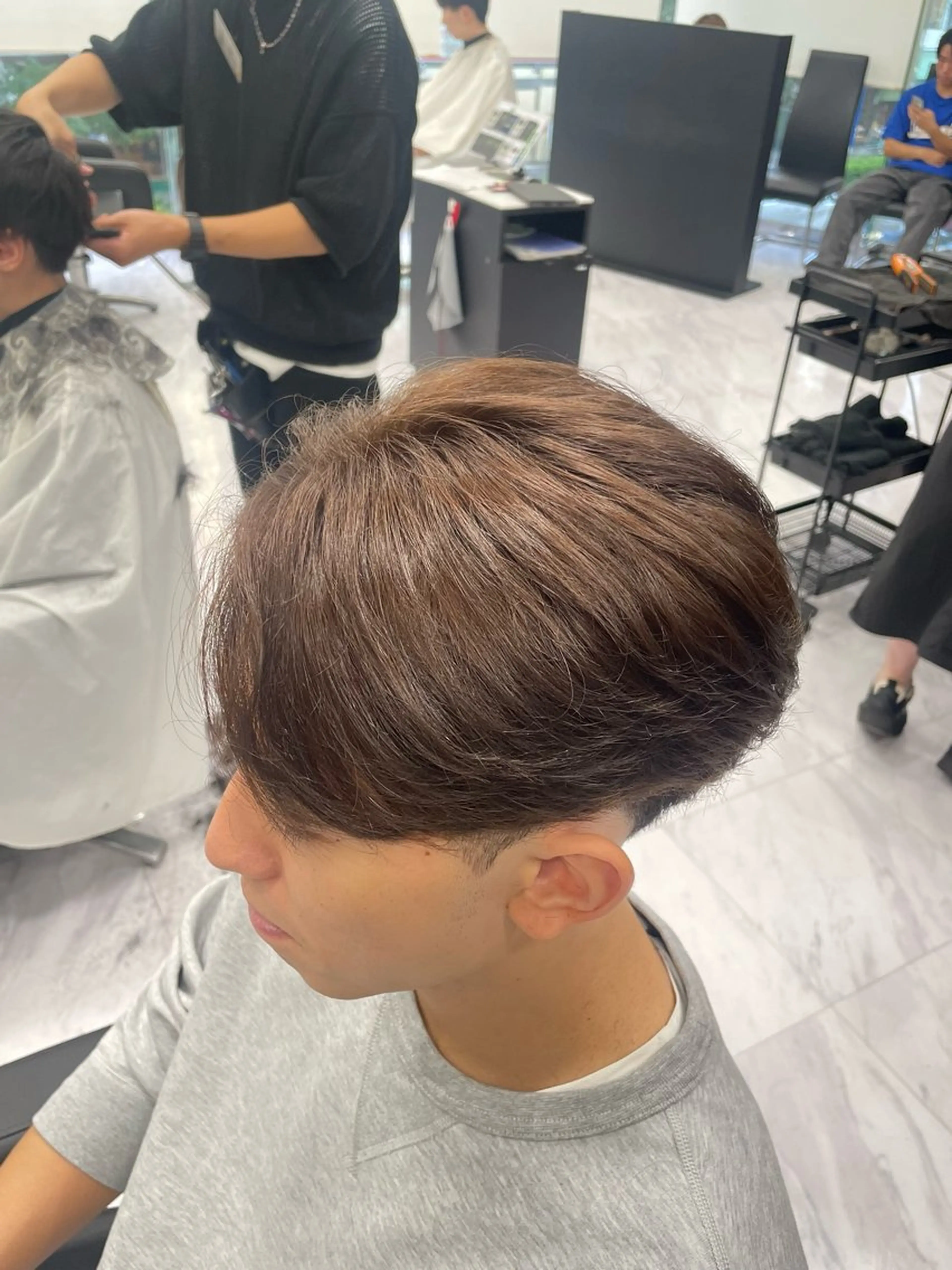 ショート カラー メンズ ブラウンカラー モカブラウン 🍒KUMAGAI 🍒のヘアスタイル