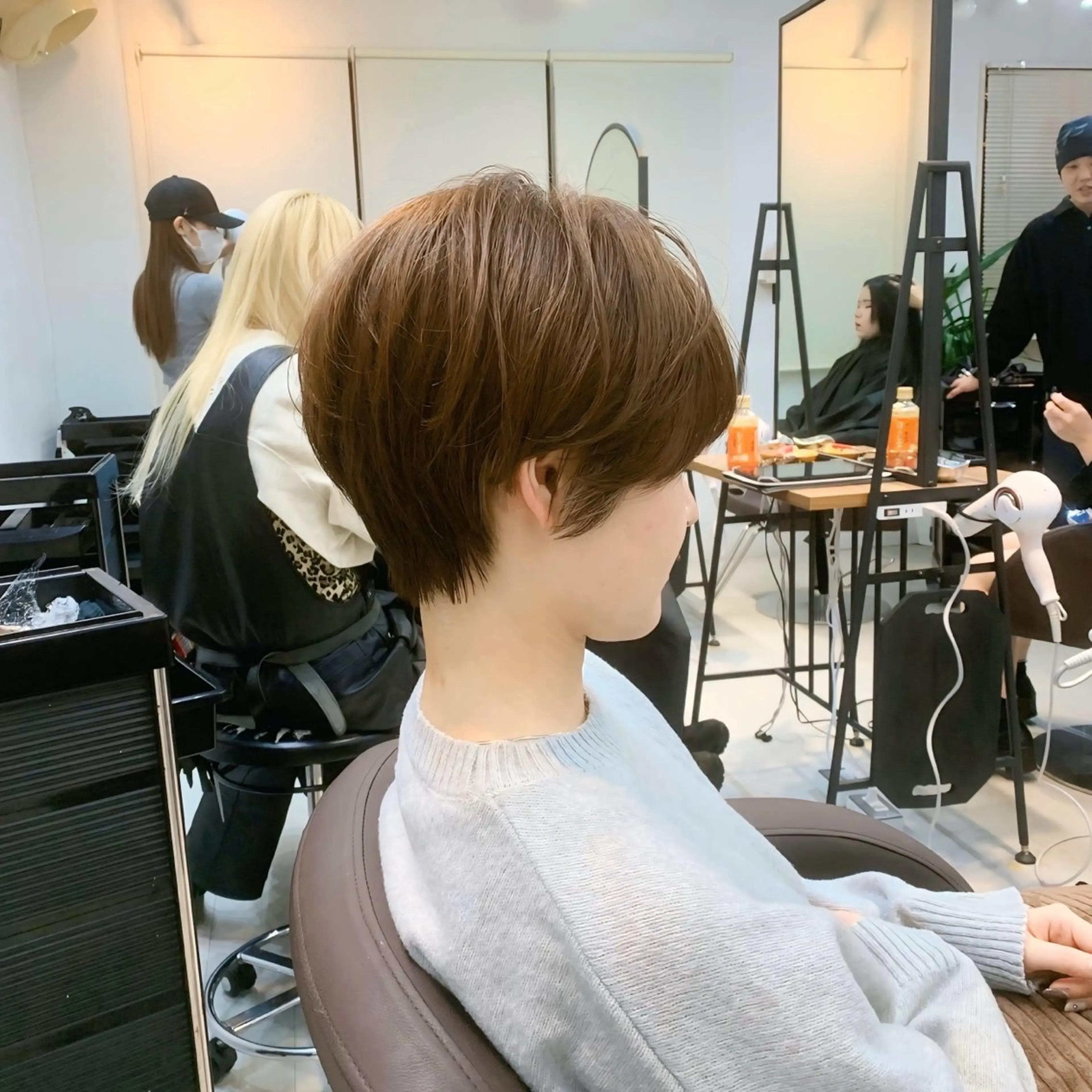 ショート カラー カット ヘアカラー トリートメント 前田 健太のヘアスタイル