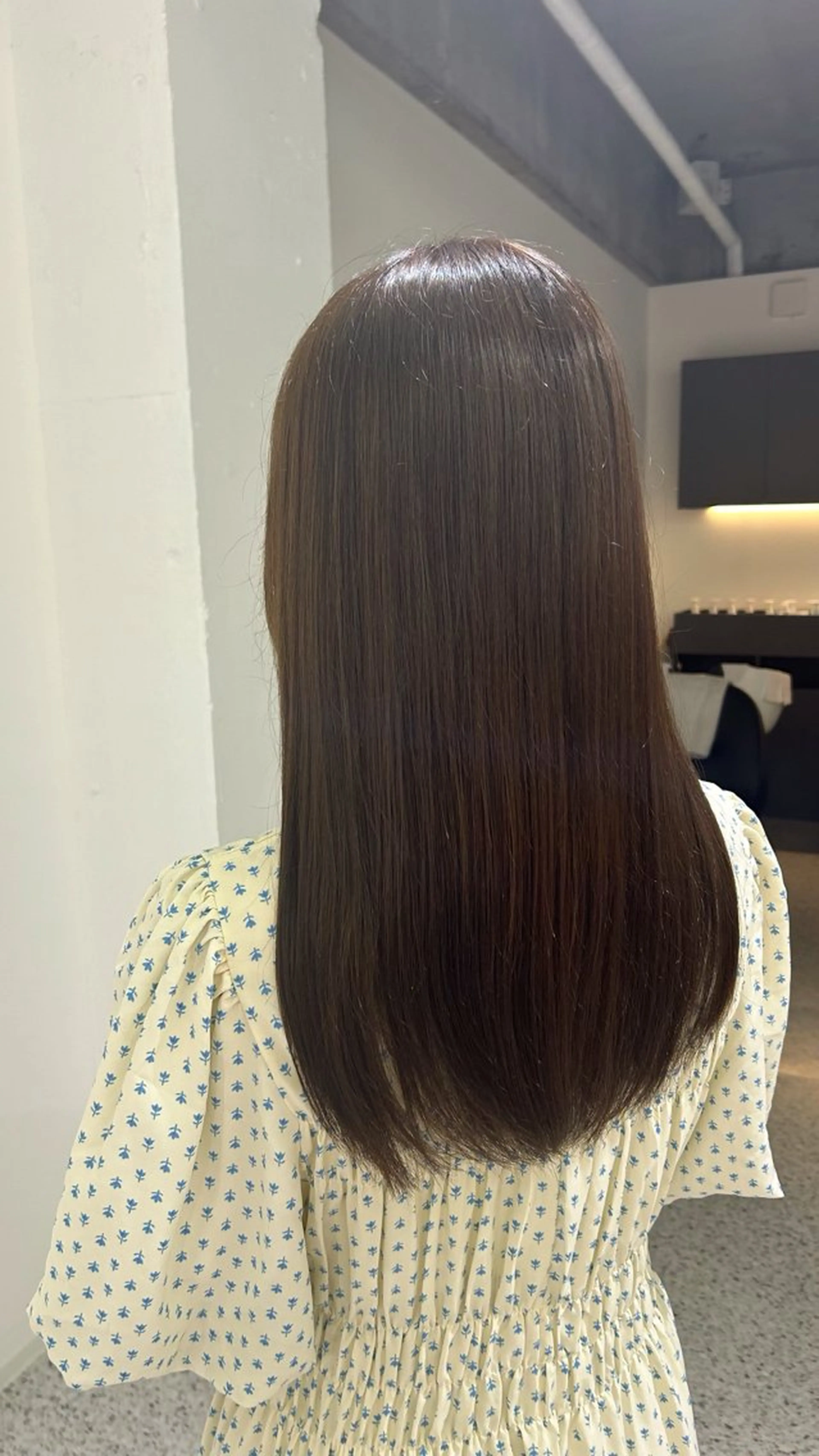 ロング カラー cher. 熊谷衣織のヘアスタイル