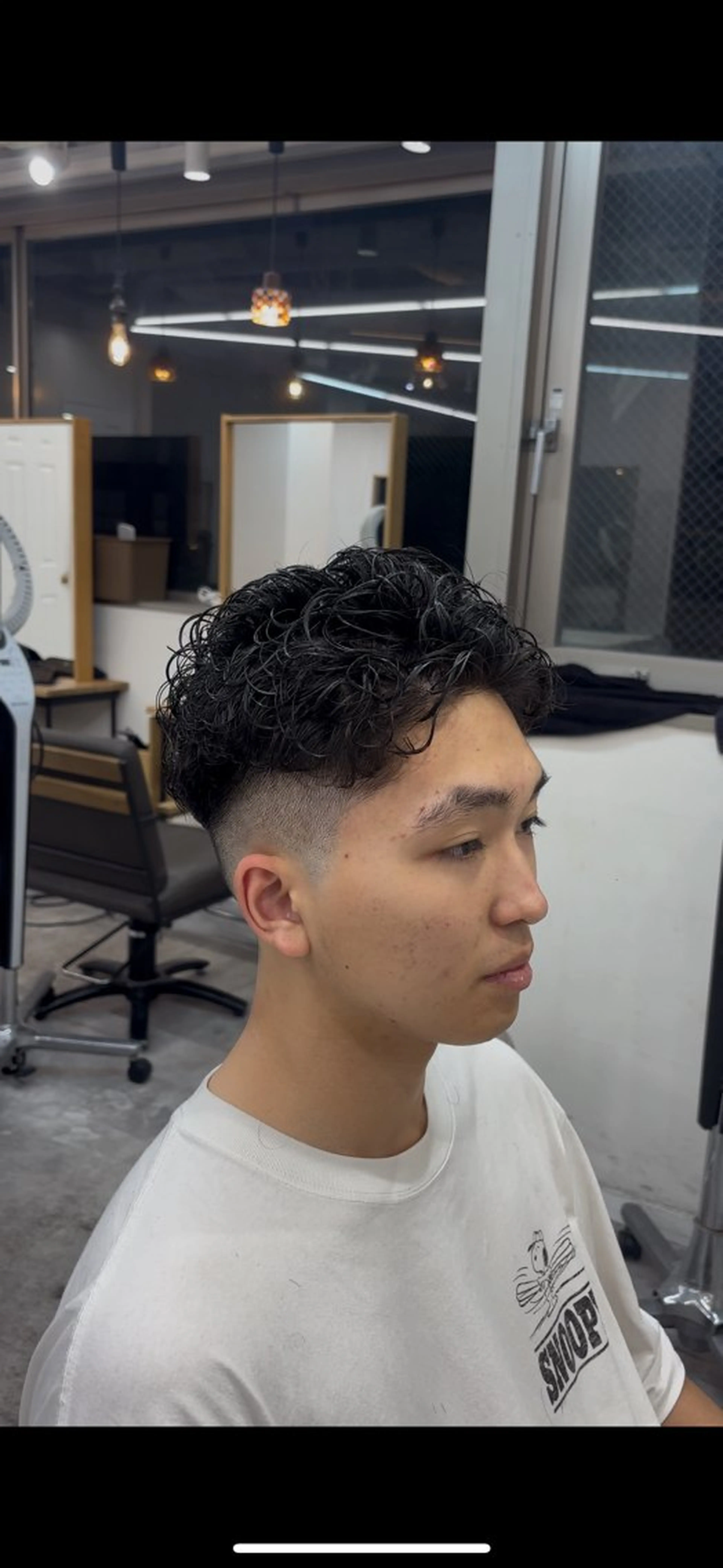 ショート パーマ メンズ 渋谷【メンズ特化】 レンのヘアスタイル