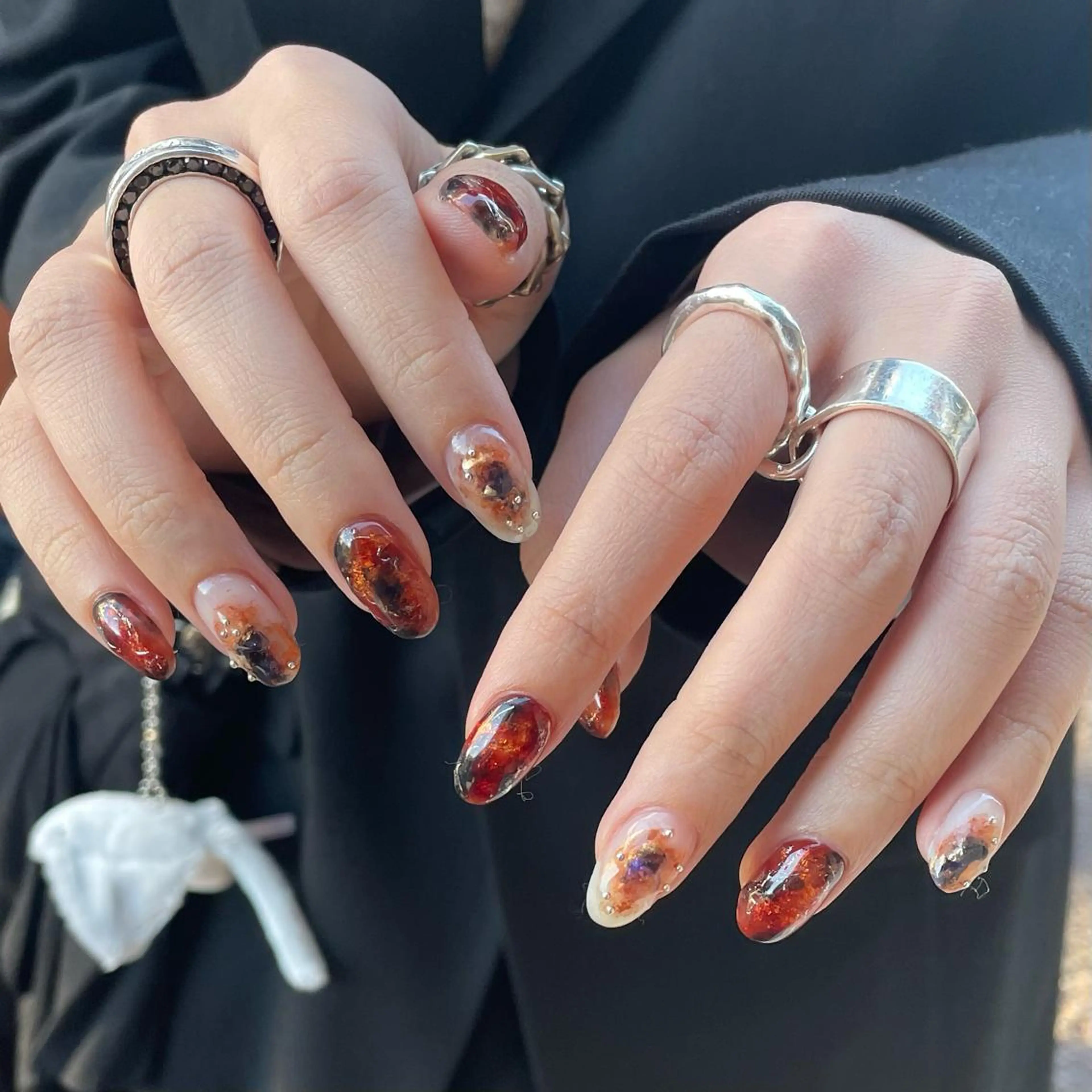 ネイル ハンドネイル 新井 ひなののネイルデザイン