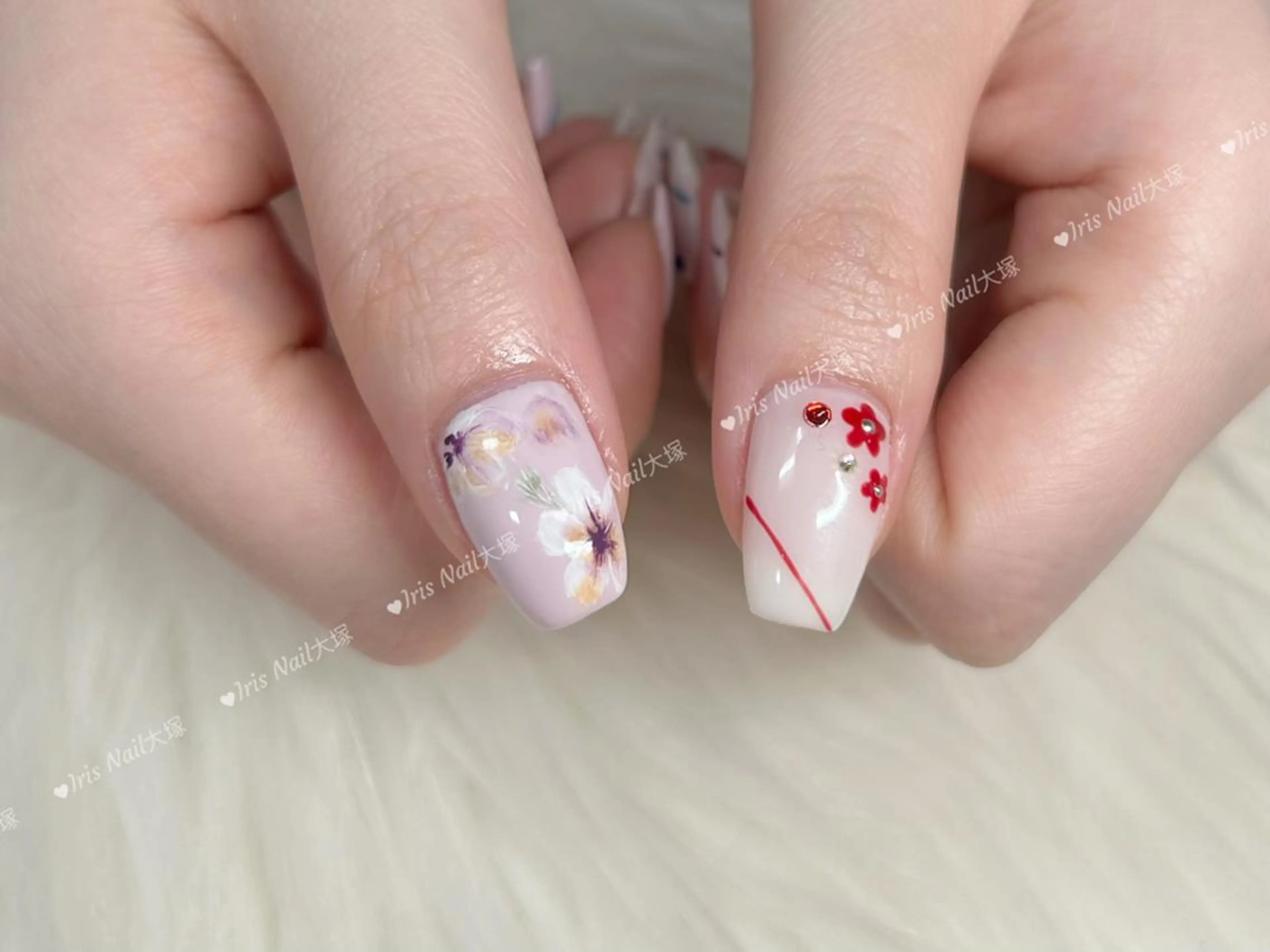 ネイル ハンドネイル ハンドケア 🍒IRIS Nail🌸のネイルデザイン