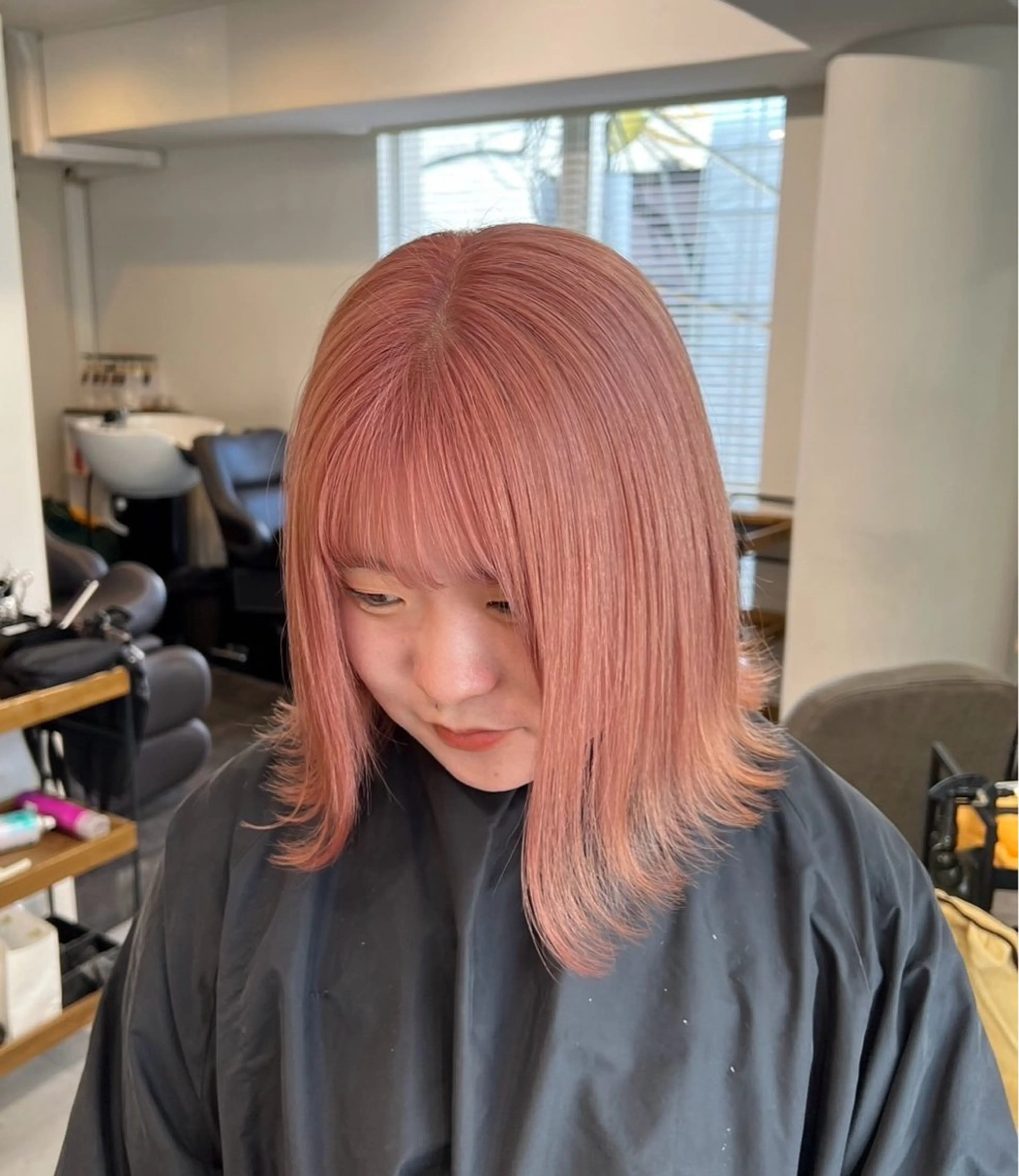 ショート カラー ベージュカラー ピンクカラー ピンクベージュ カット ヘアカラー トリートメント 指名数No.1 /NAOYAのヘアスタイル