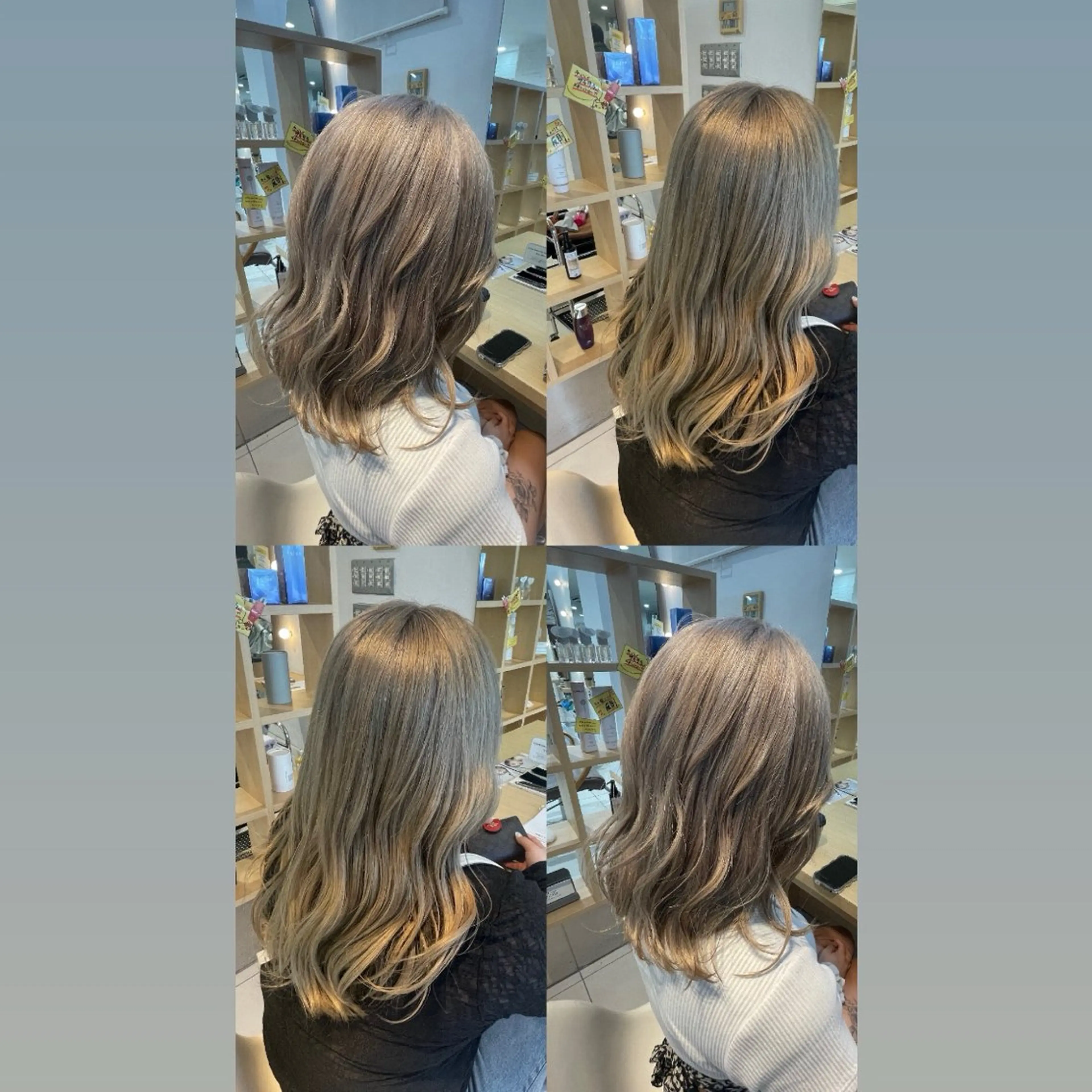 セミロング ❤︎韓国レイヤー❤︎ アカリのヘアスタイル