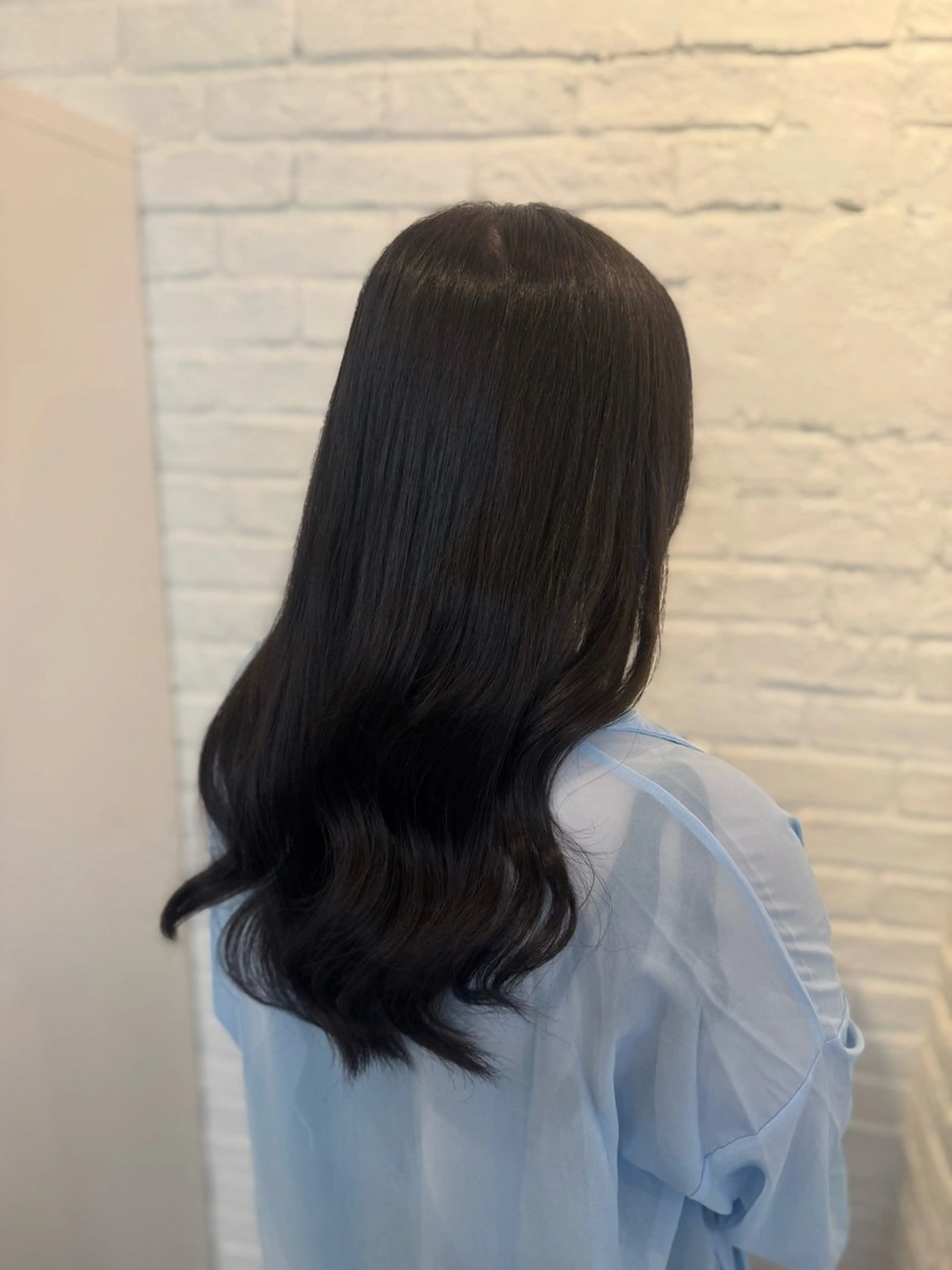 カラー ブリーチ 透明感カラー ダークグレー ダークグレージュ グレージュ ヘアカラー TiffaGINZA /Momokaのヘアスタイル