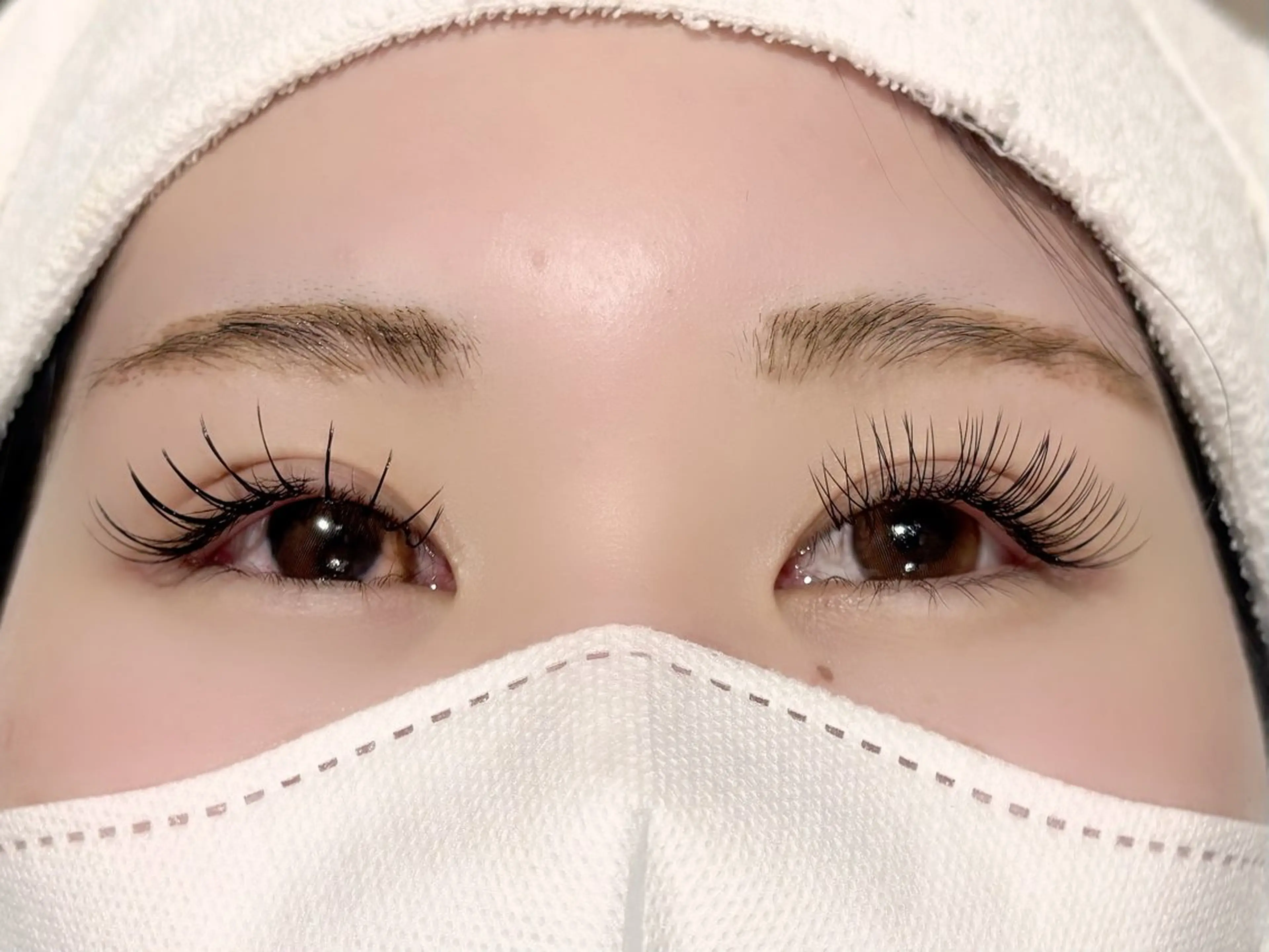 マツエク・マツパ 束感まつ毛 💖saki /ハイトーン💖のヘアスタイル