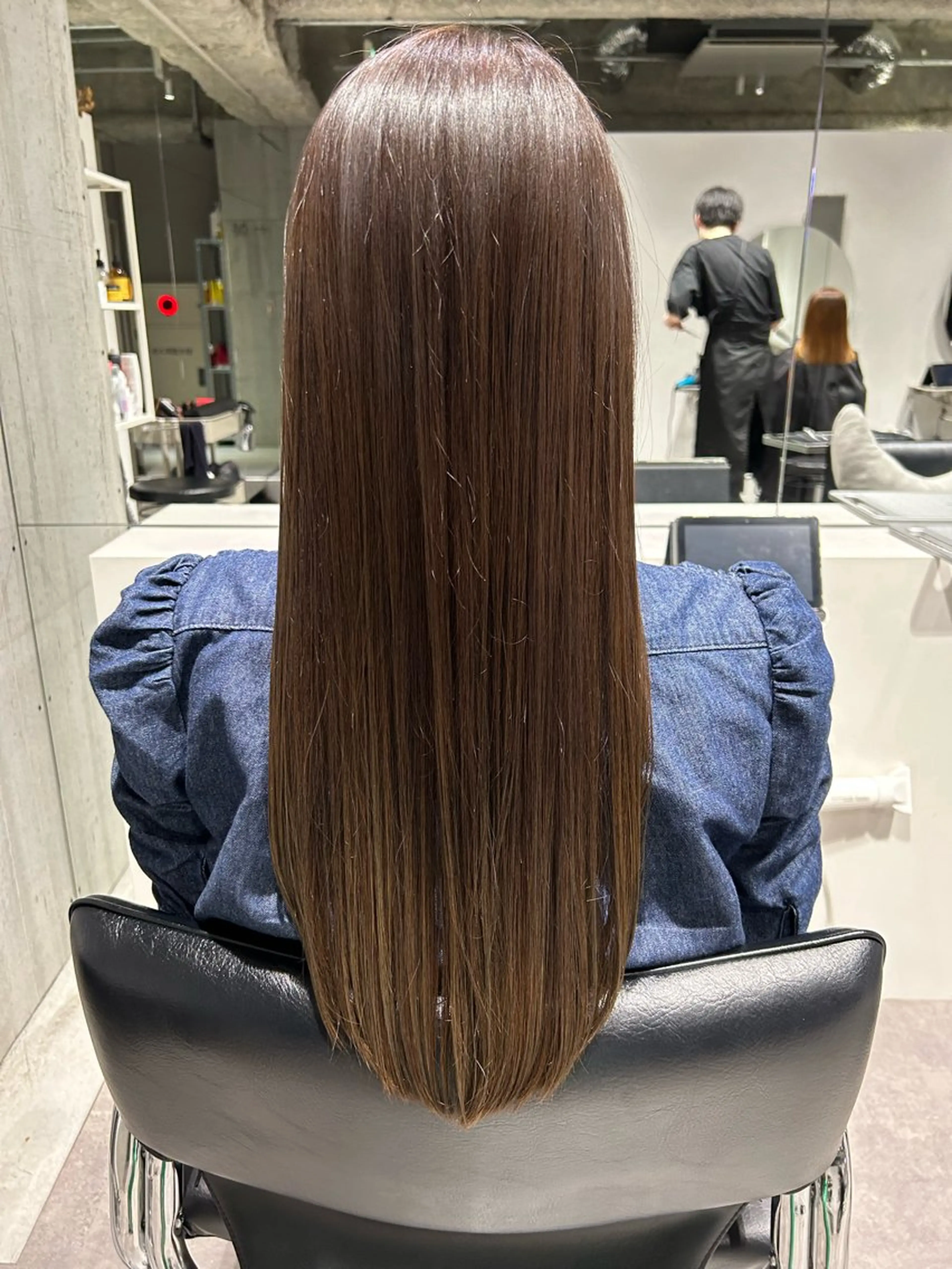 ロング カラー トキタ アオイのヘアスタイル