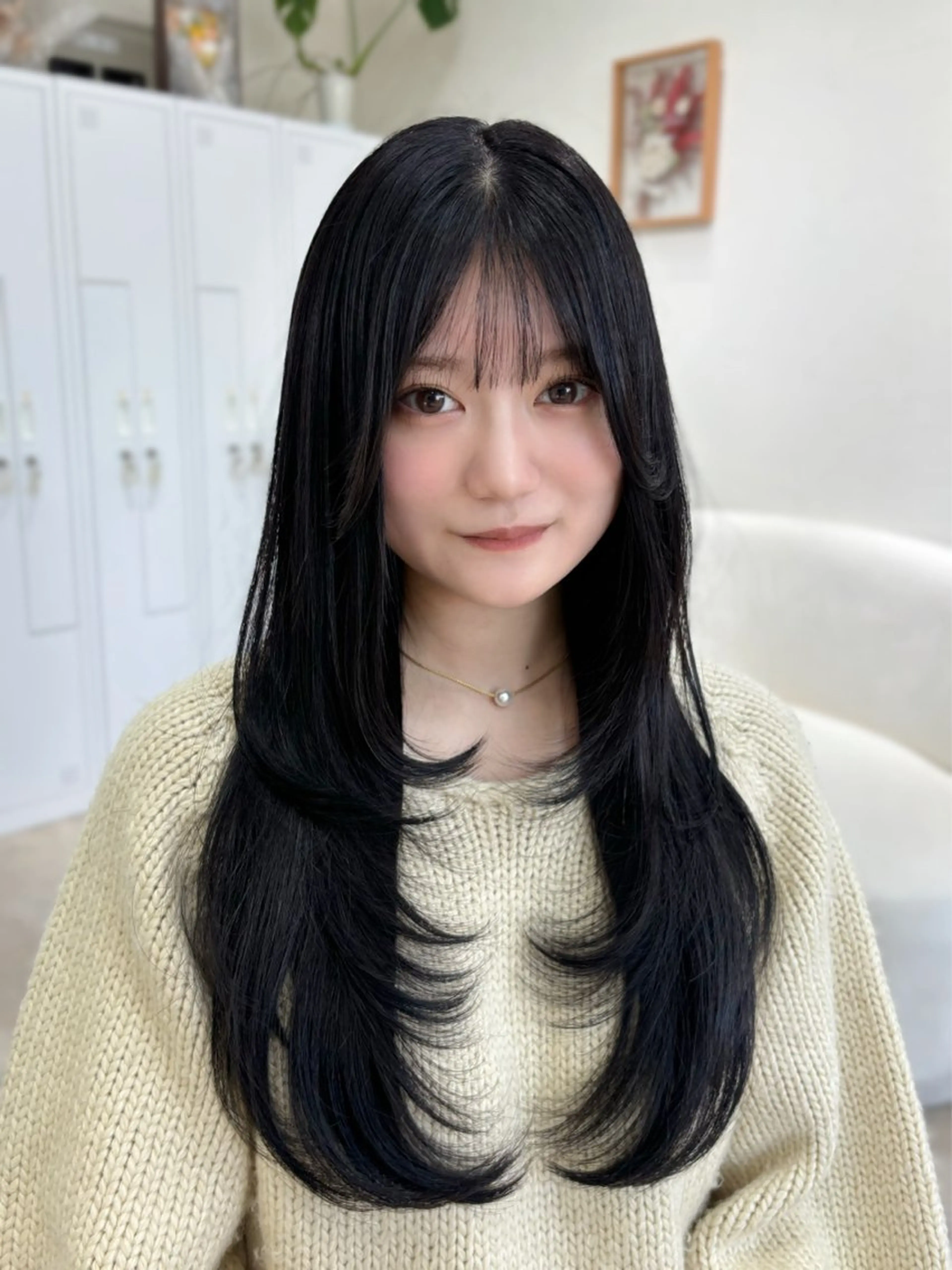 ロング カラー 森山 真衣香のヘアスタイル