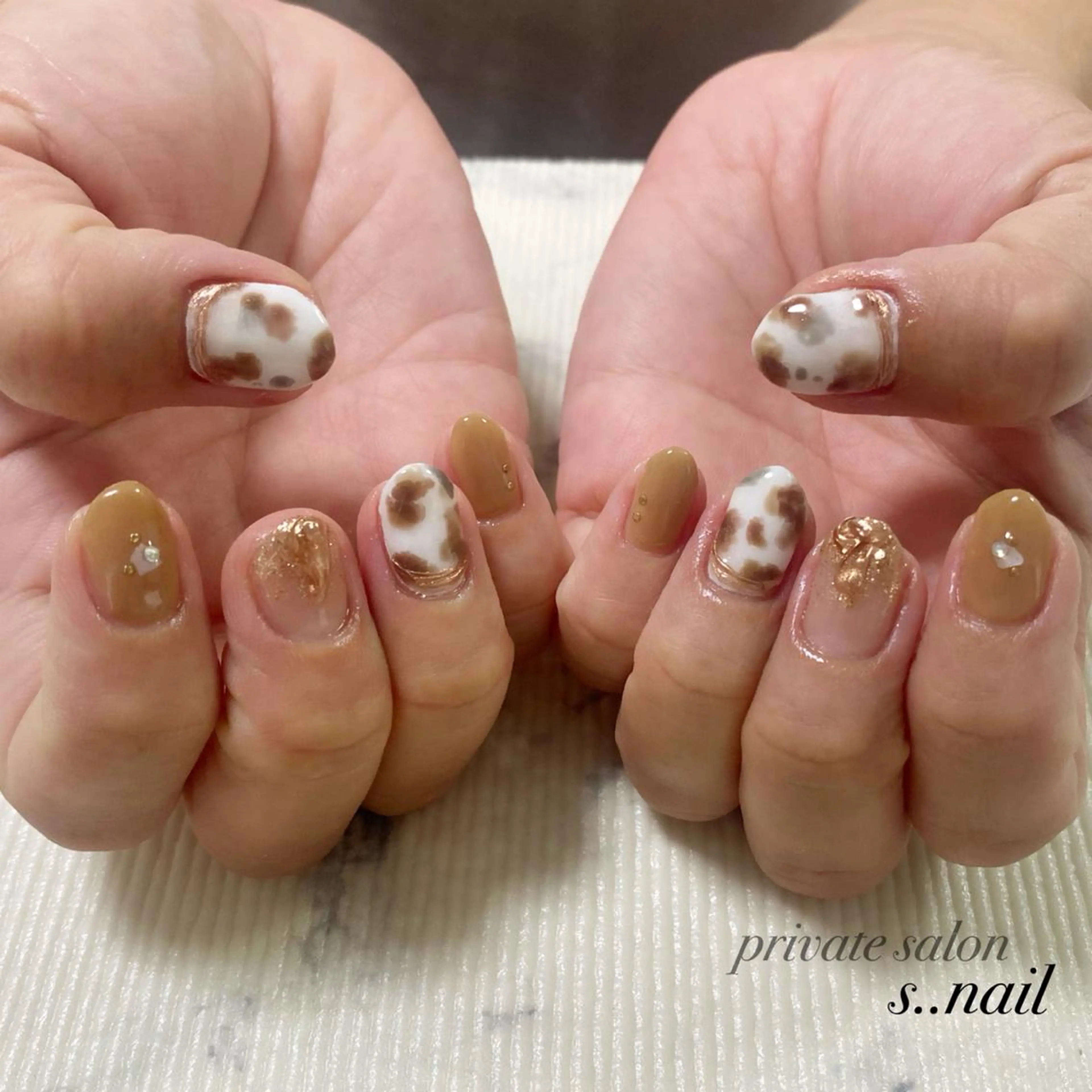 ネイル アニマル柄 アートネイル ハンドネイル フットネイル s..nail / MORITAのネイルデザイン