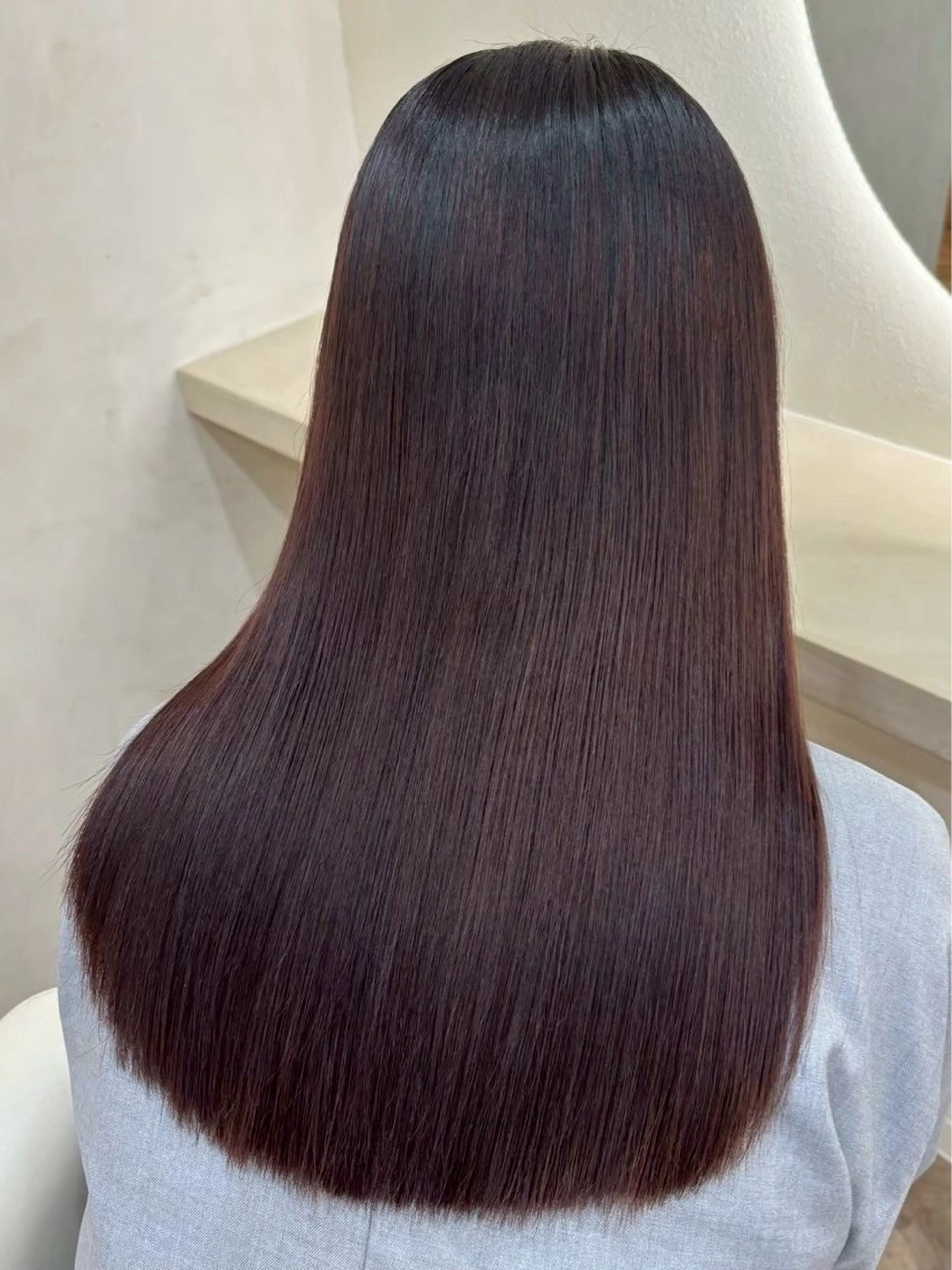 【自然な仕上がり】髪質改善ストレートor縮毛矯正+カット+クイックTrの写真