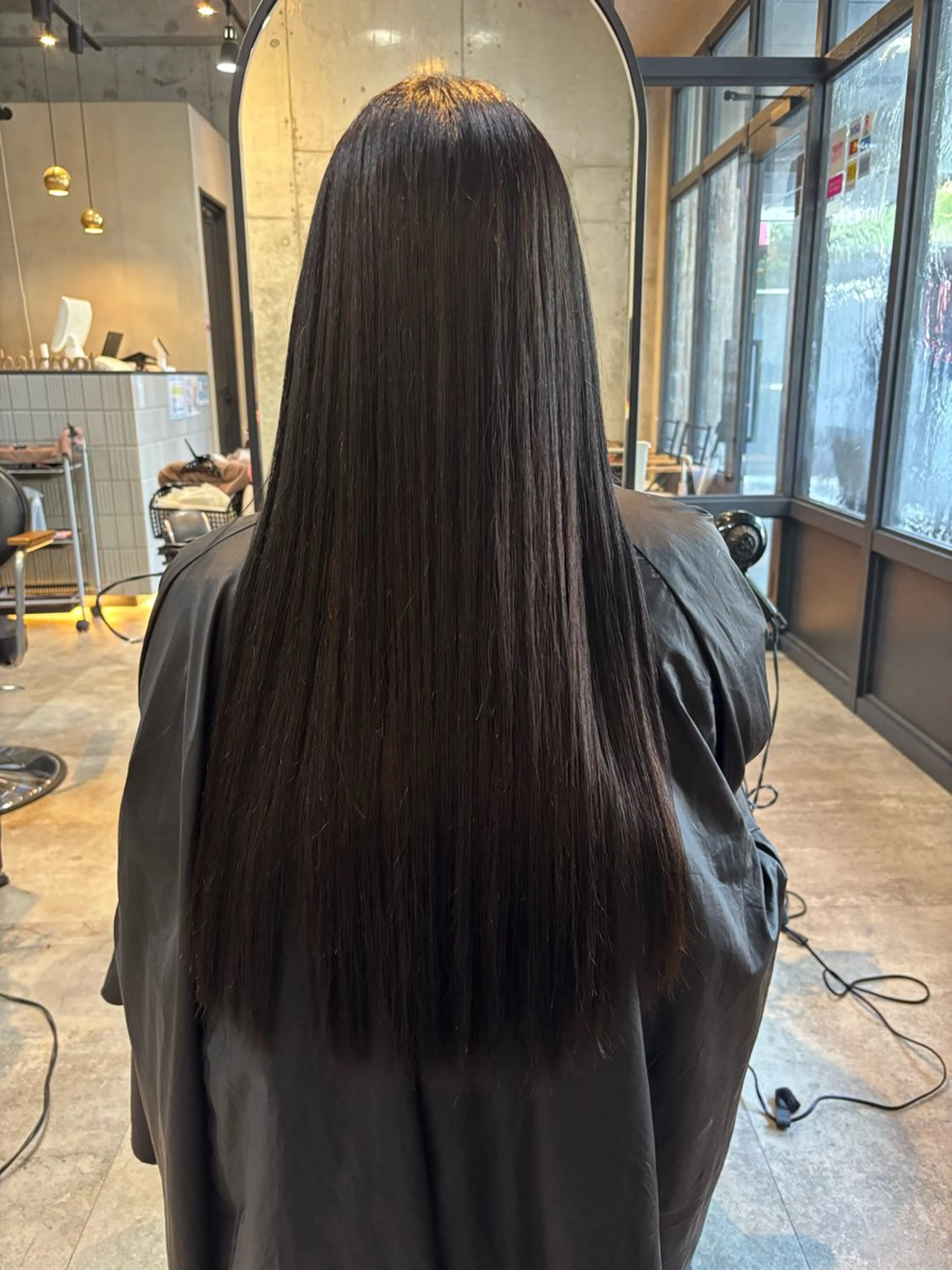 ロング 縮毛矯正 吉田 光希のヘアスタイル