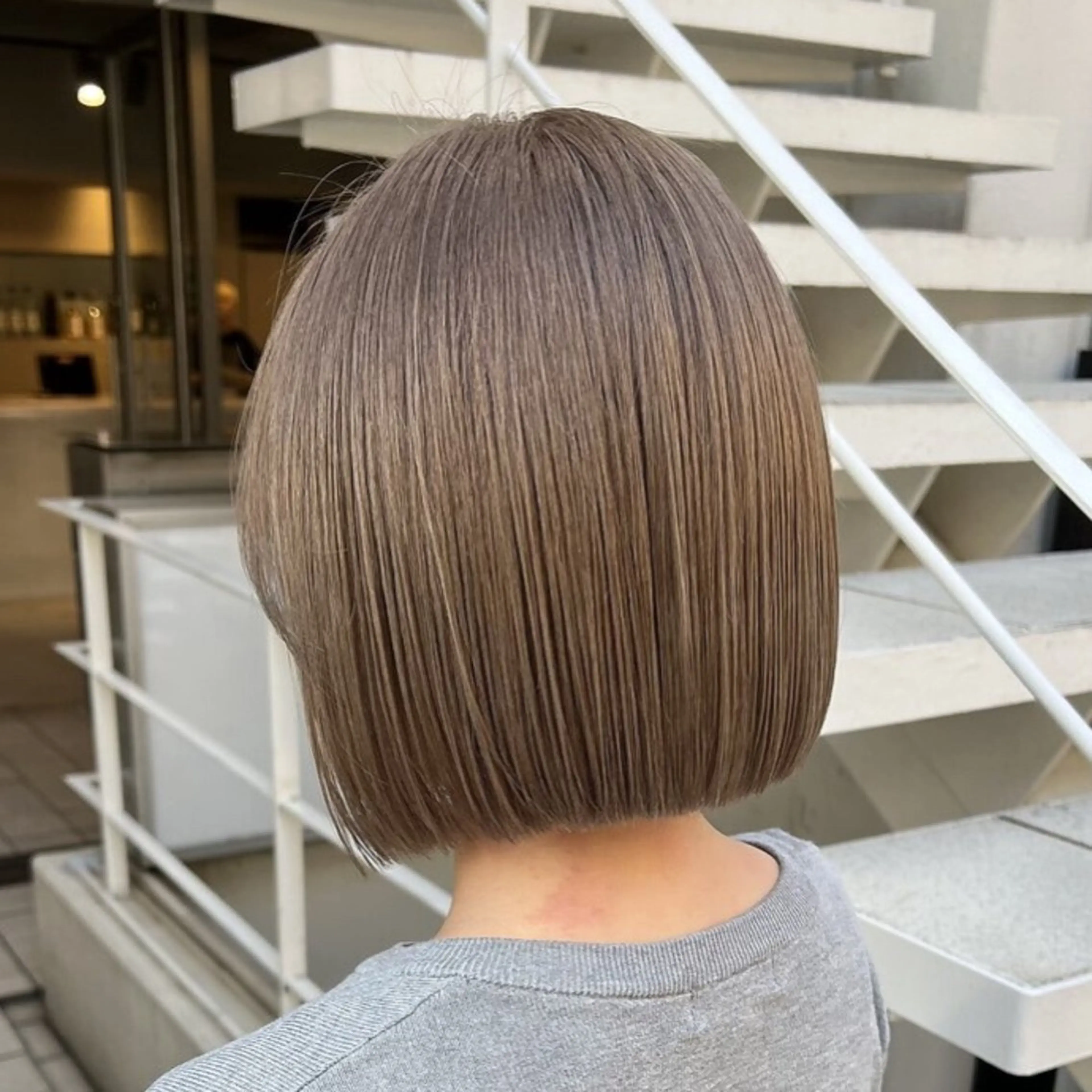 ショート カラー ブリーチ ボブ ショートヘア 💖ブリーチ/暖色 𝐘𝐮𝐢💖のヘアスタイル