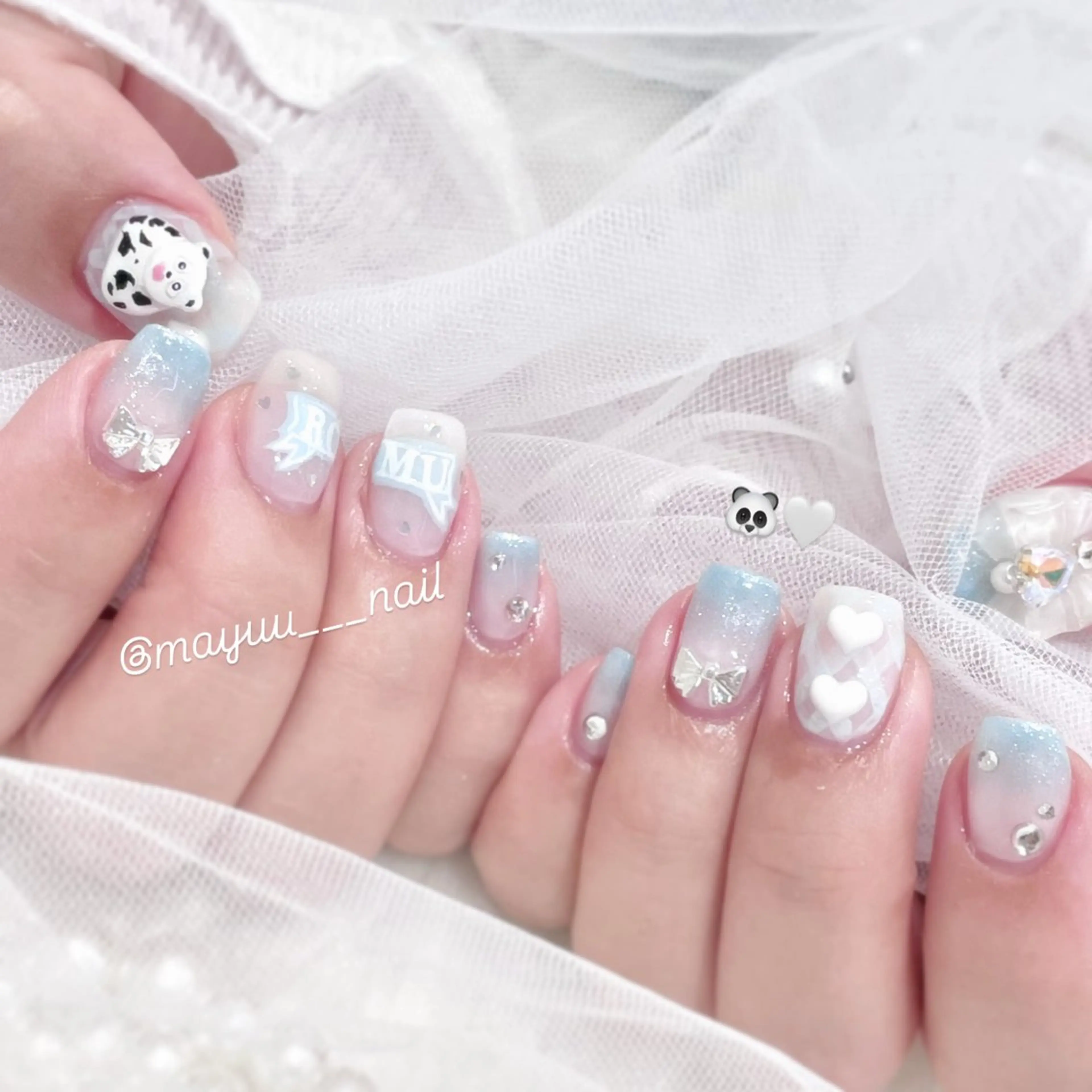 ネイル 🎀 Mayu 🎀痛ネイルのネイルデザイン